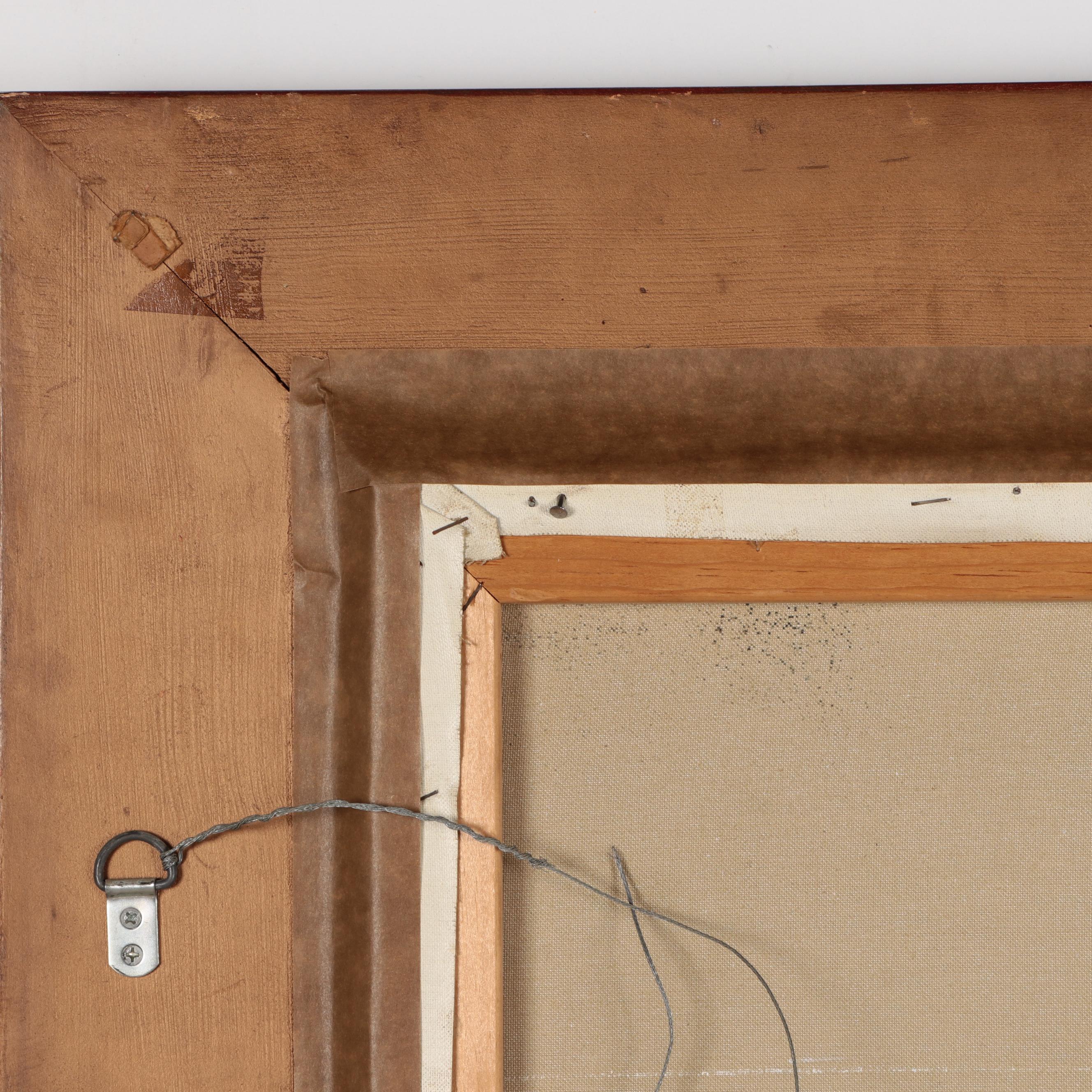 Peter Keil Large-Scale Oil Painting "Paris Bar"