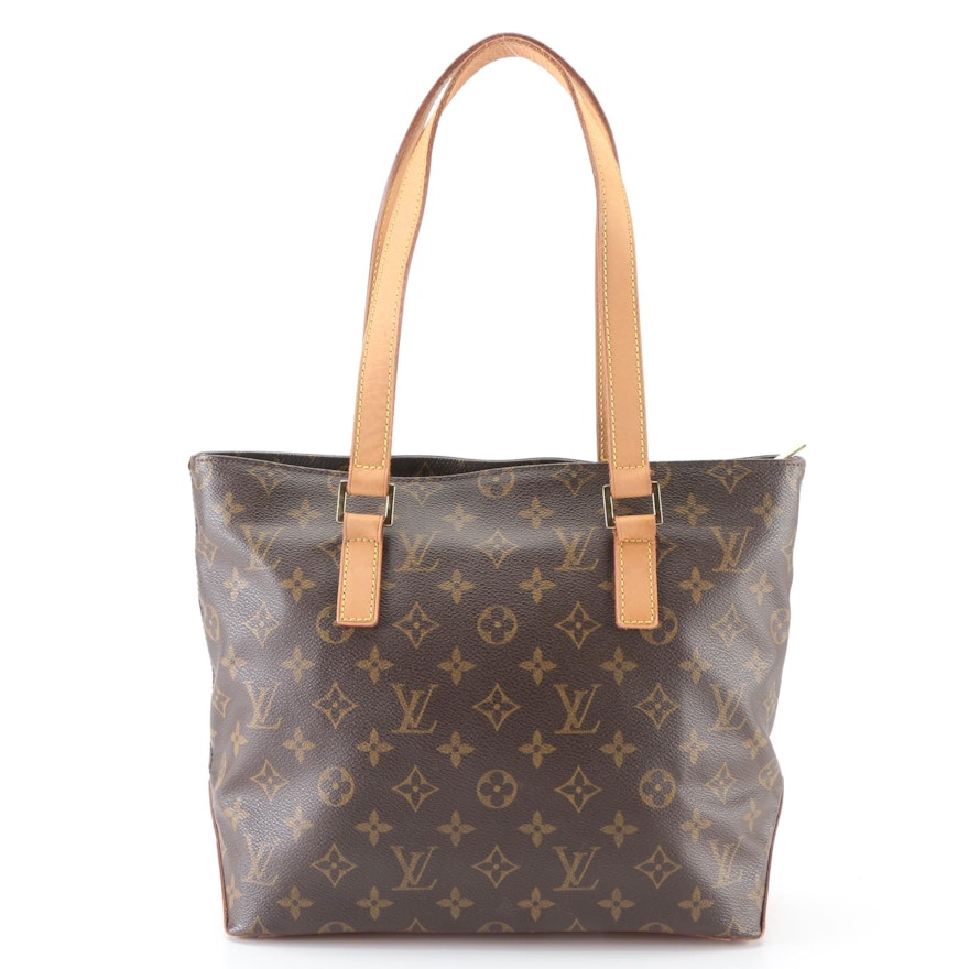 Louis Vuitton Cabas Piano Tote in Monogram Canvas and Vachetta Leather