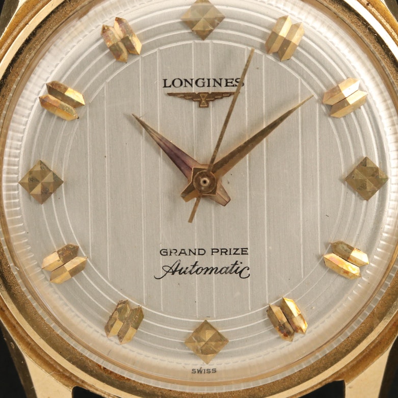 14K Gold Longines Automatic Watch Circa 1959 - 1962