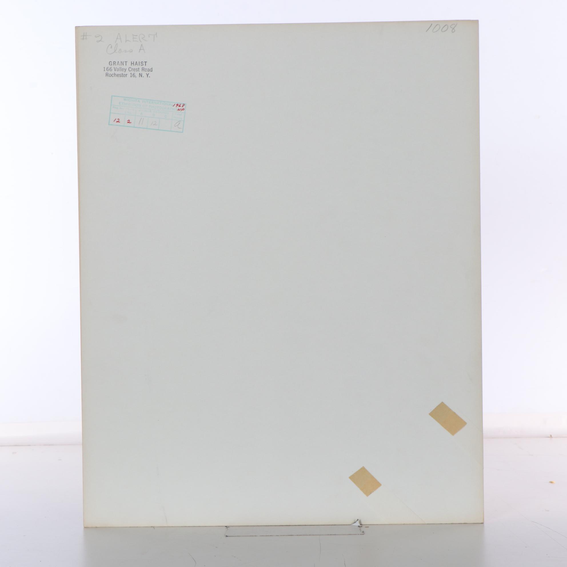 Grant Haist Silver Print Photograph "Alert"