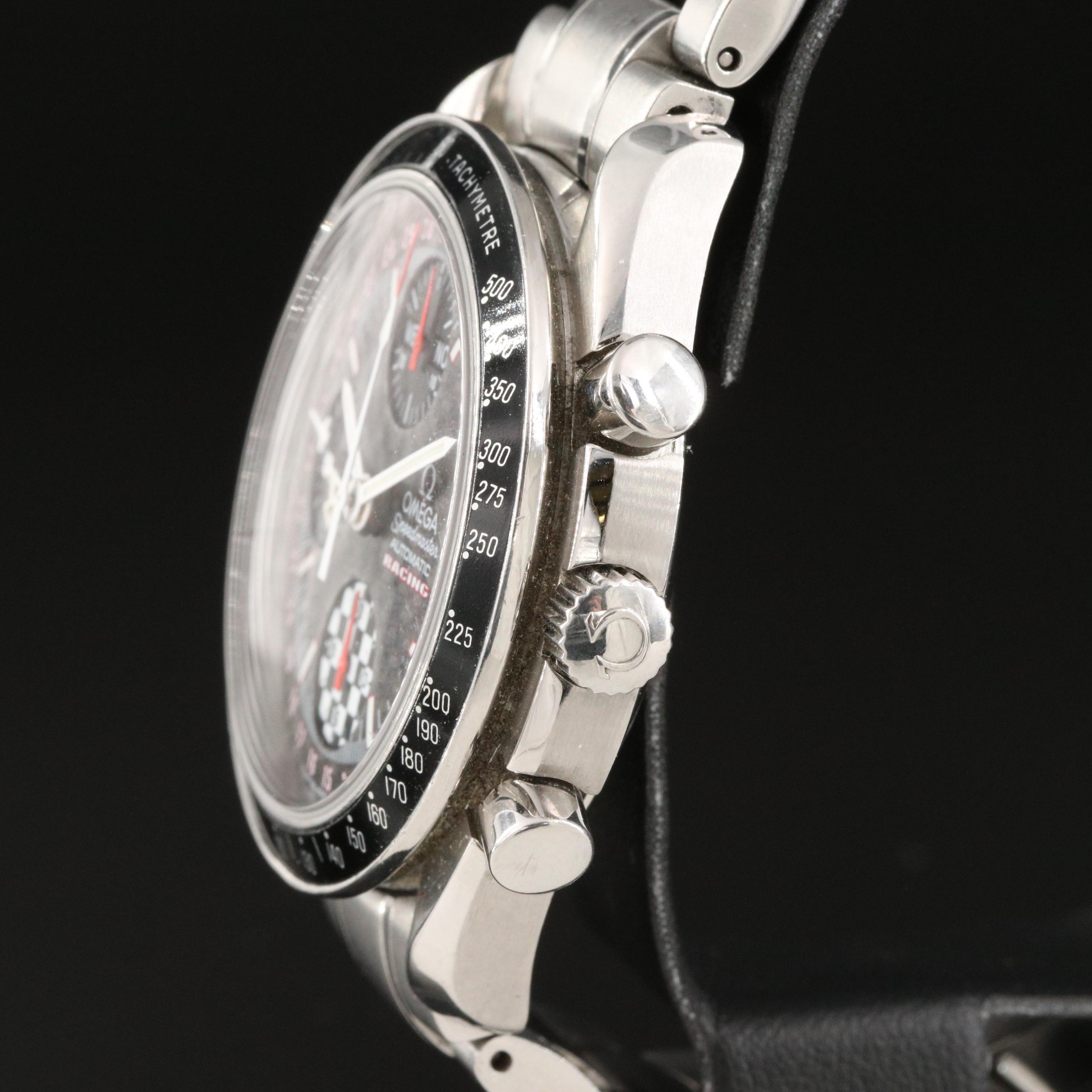 Omega Speedmaster Racing Michael Schumacher 2002 Stainless Steel Watch