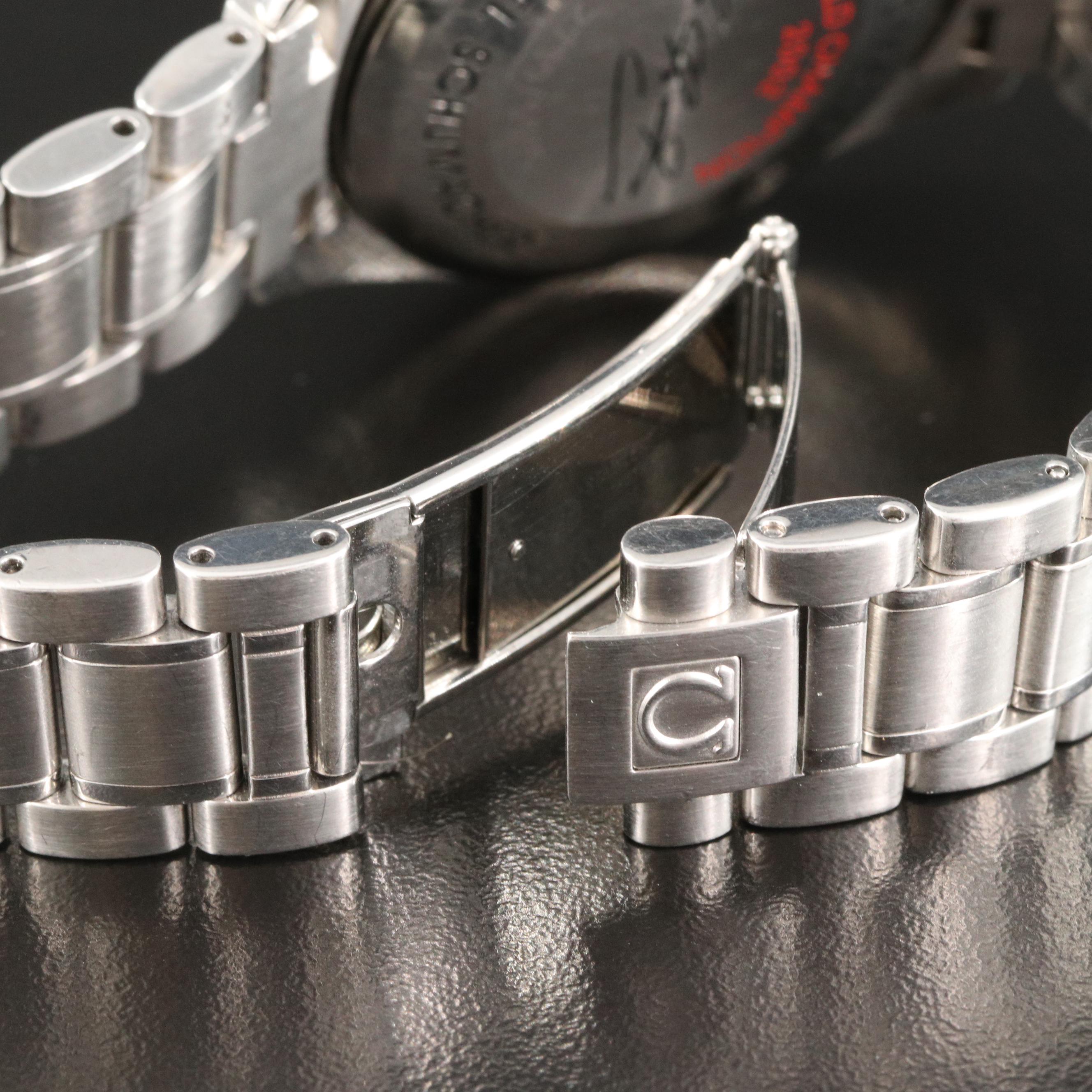 Omega Speedmaster Racing Michael Schumacher 2002 Stainless Steel Watch