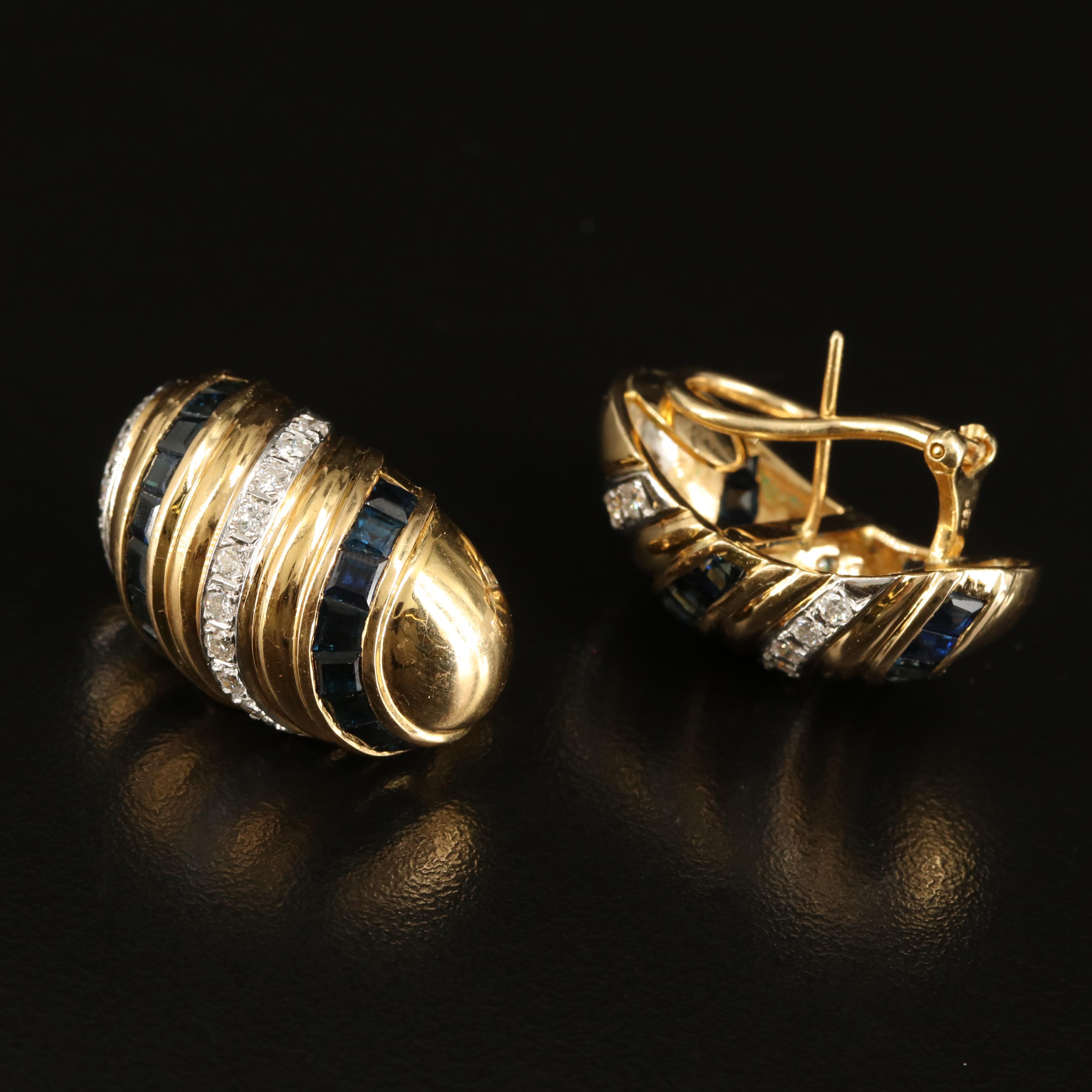 14K 0.96 CTW Diamond Button Earrings