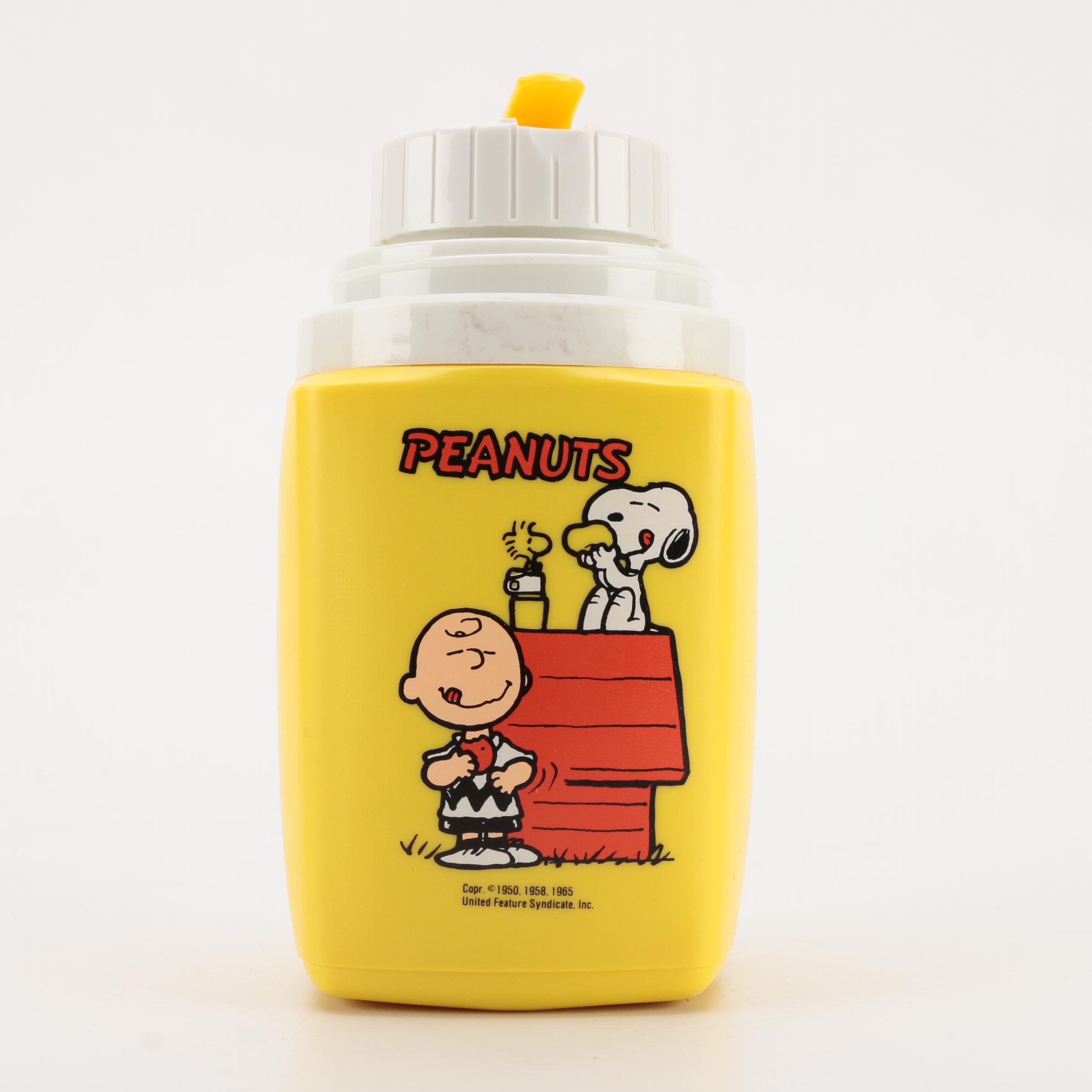 King-Seeley Thermos Co. "Peanuts" Metal Lunchbox and Thermos, 1985