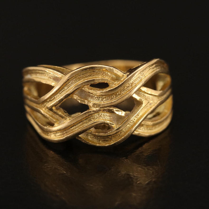 18K Celtic Knot Ring