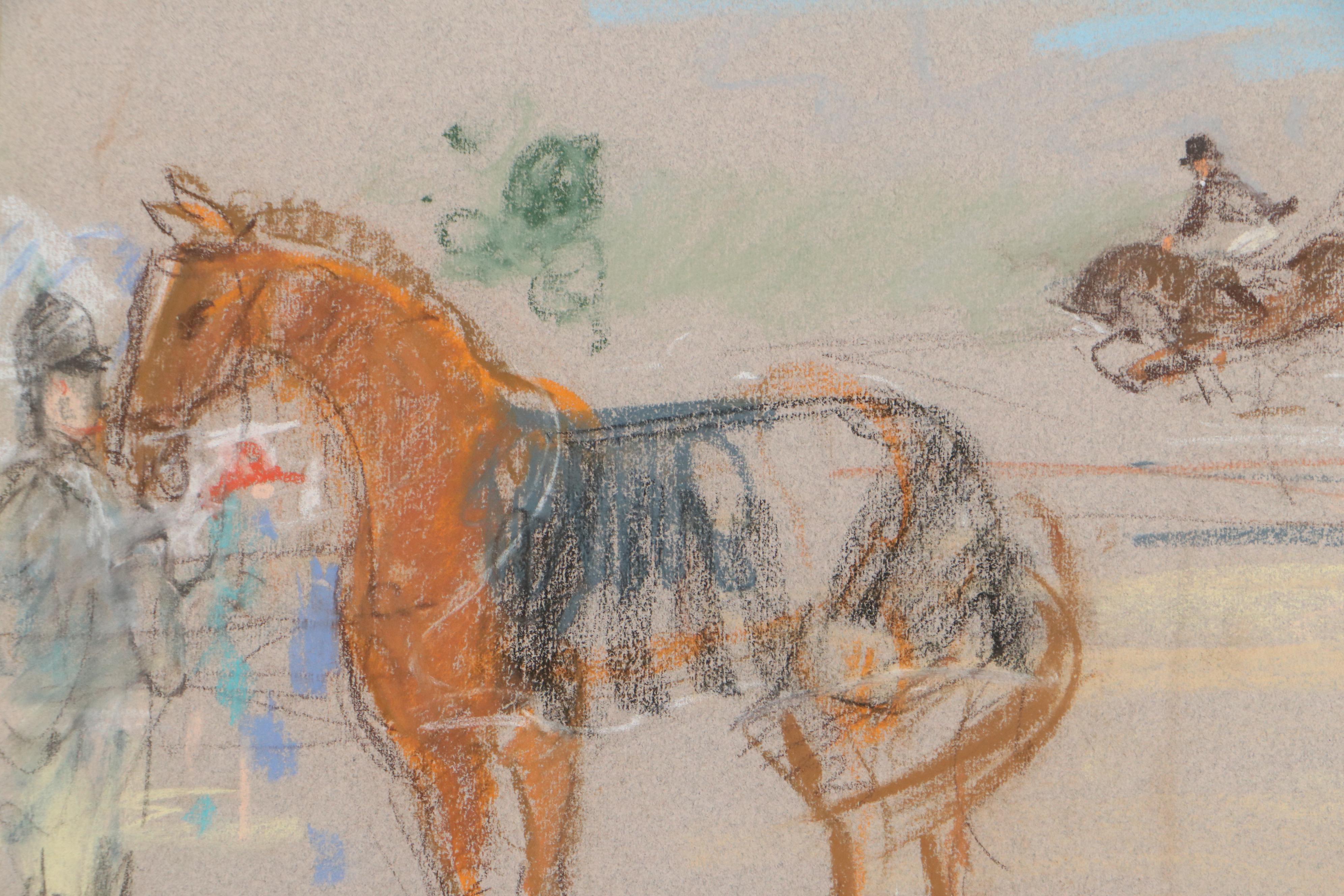 Kamil Kubik Equestrian Pastel Drawings