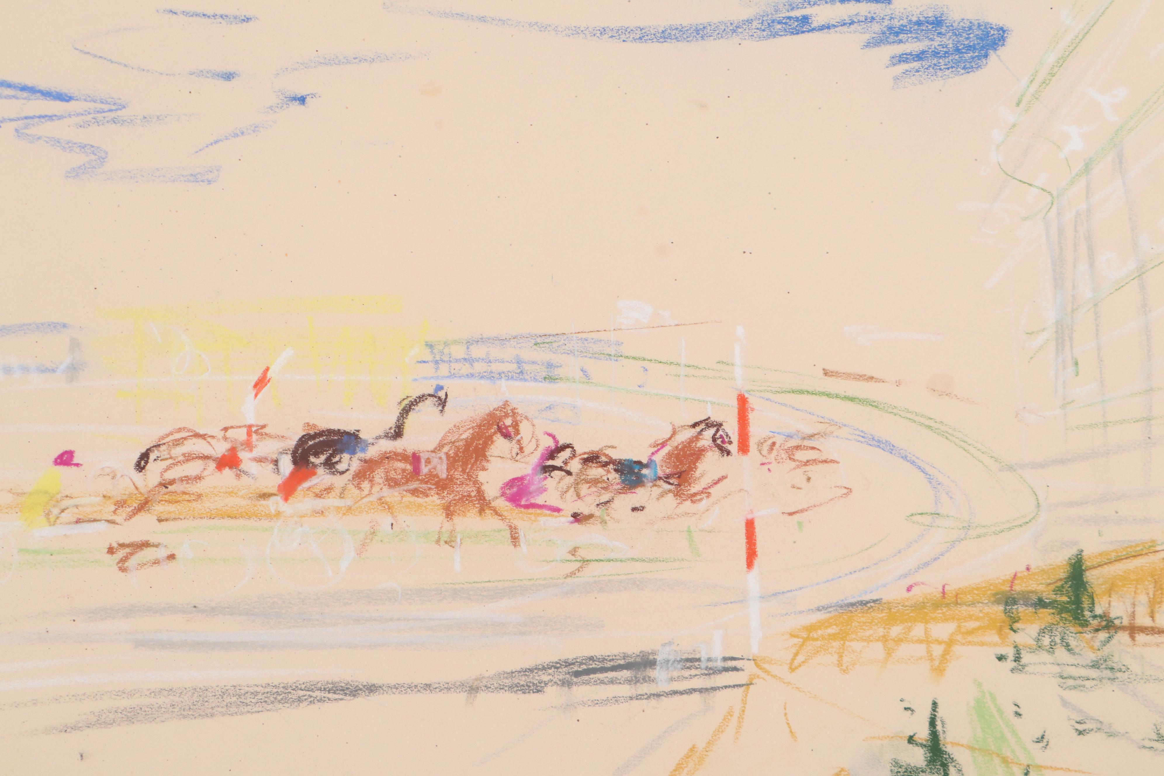 Kamil Kubik Equestrian Pastel Drawings