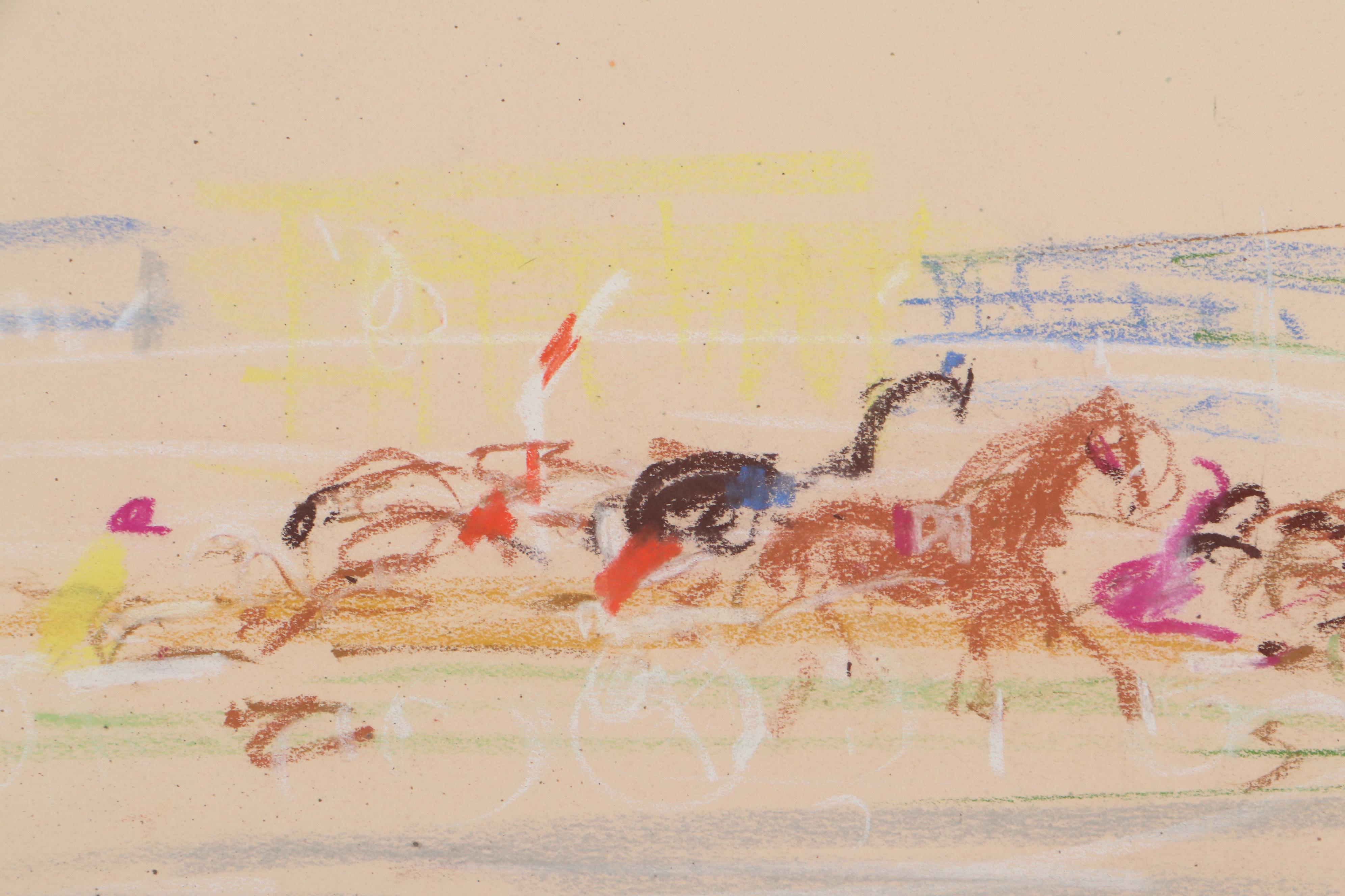 Kamil Kubik Equestrian Pastel Drawings