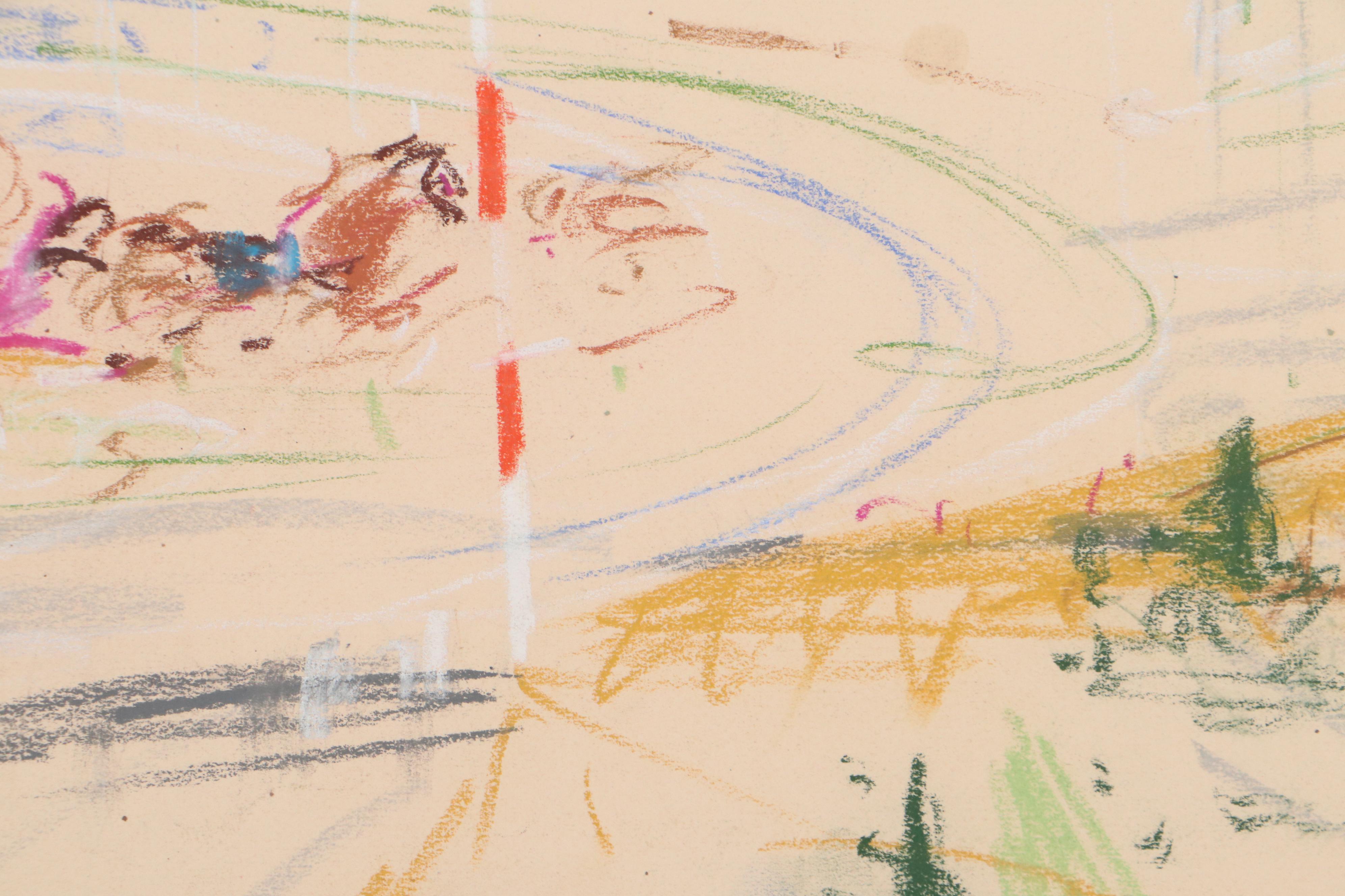 Kamil Kubik Equestrian Pastel Drawings