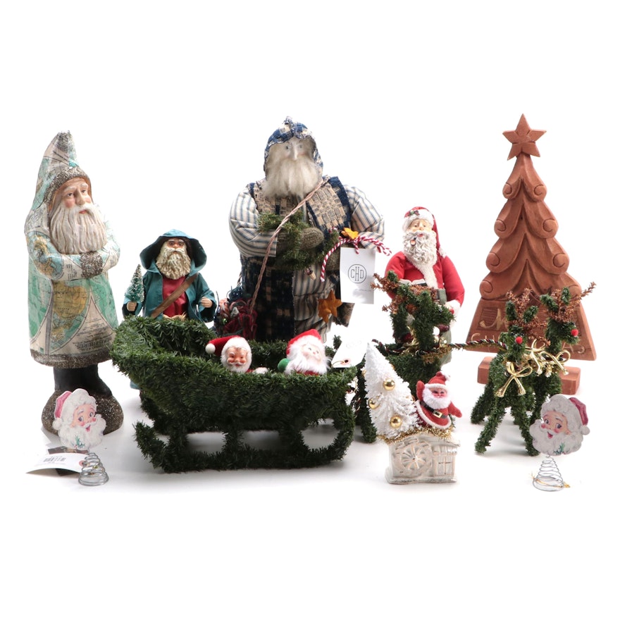 Curated Home Decor Santa Claus Form Christmas Decorations