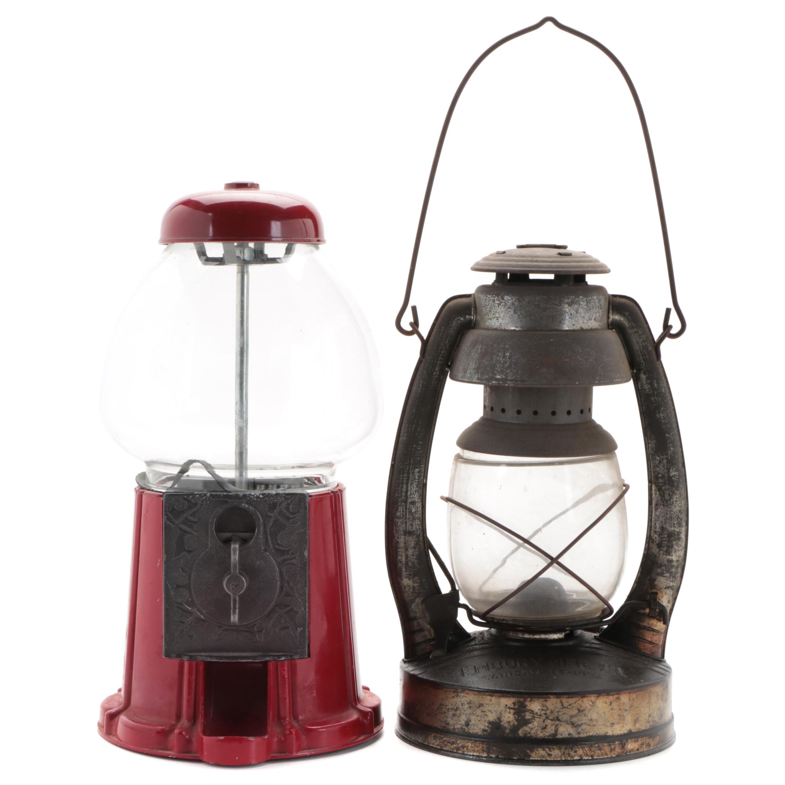 Embury Mfg. Co. No. 2 Air Pilot Lantern with Gumball Machine