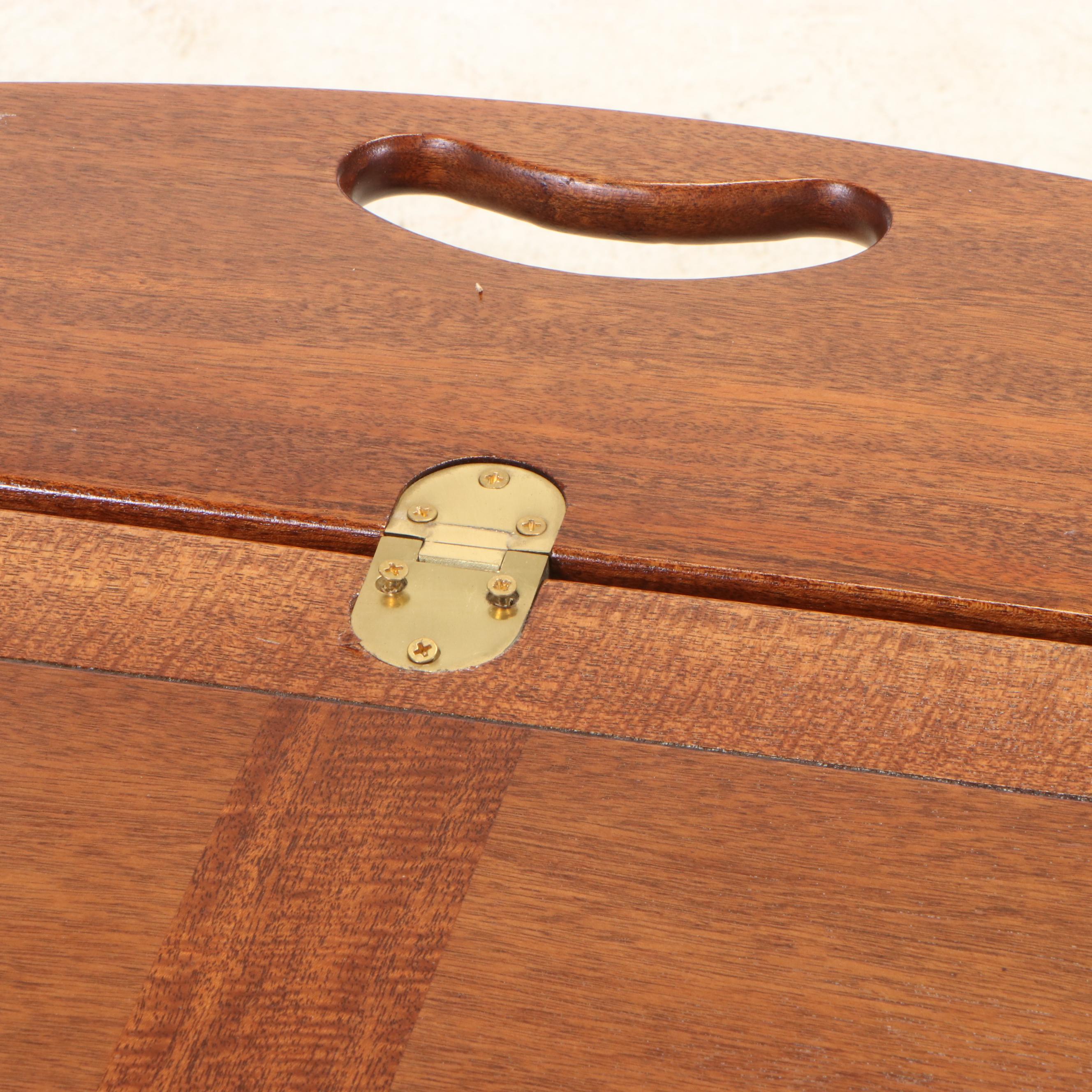 Chippendale Style Mahogany Butler's Tray Coffee Table