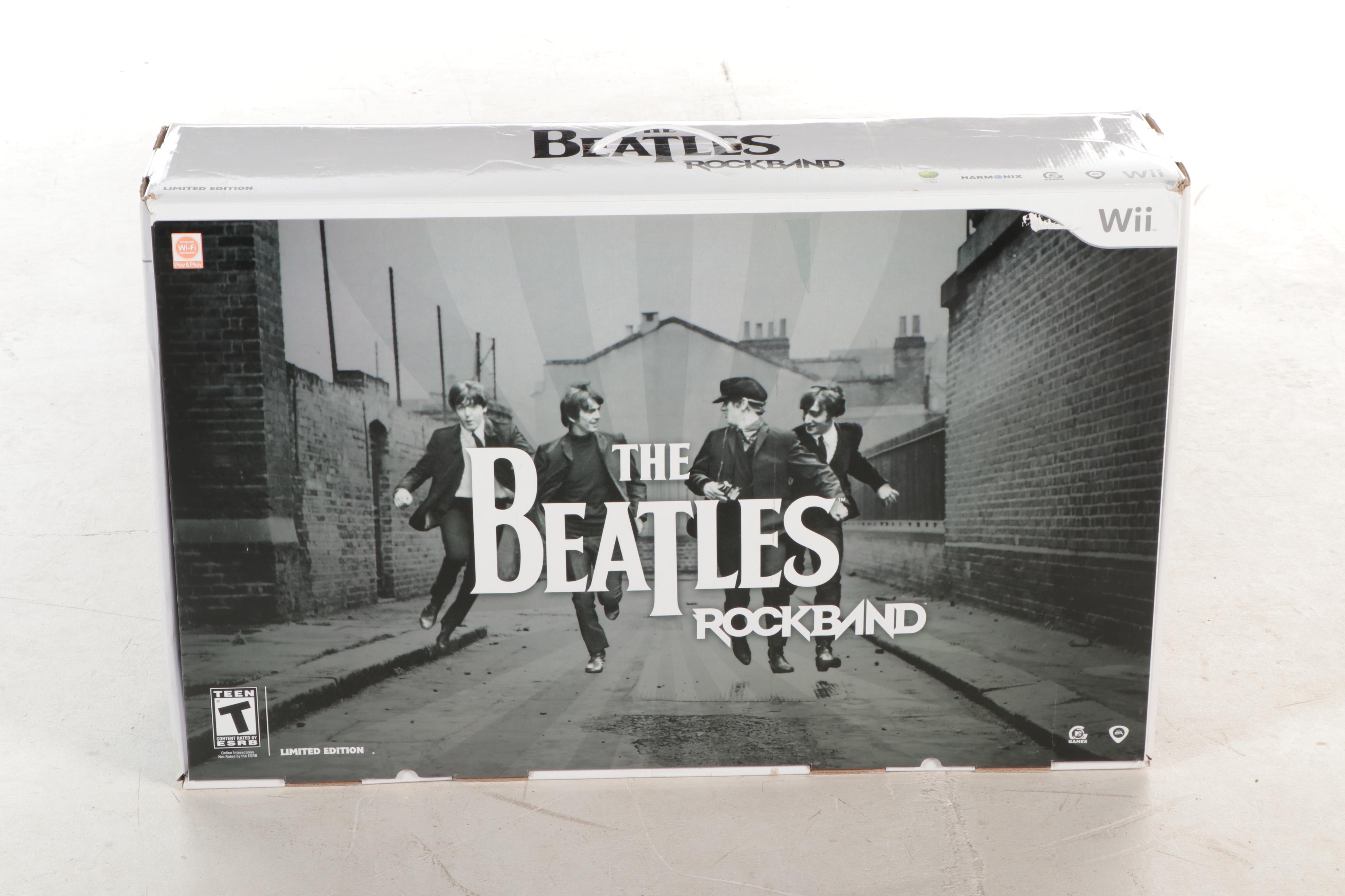 Limited Edition The Beatles: Rockband Game for Nintendo Wii