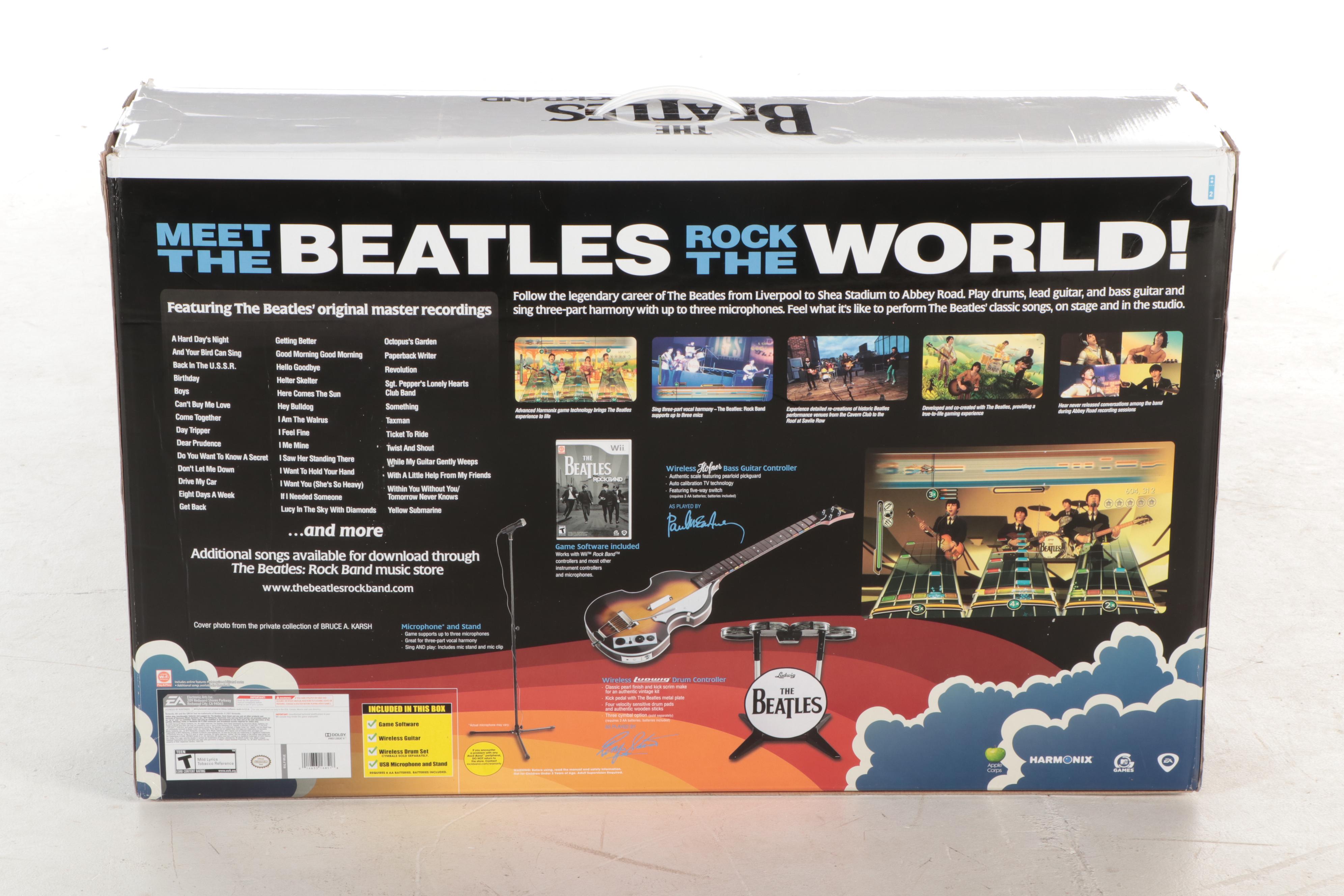 Limited Edition The Beatles: Rockband Game for Nintendo Wii