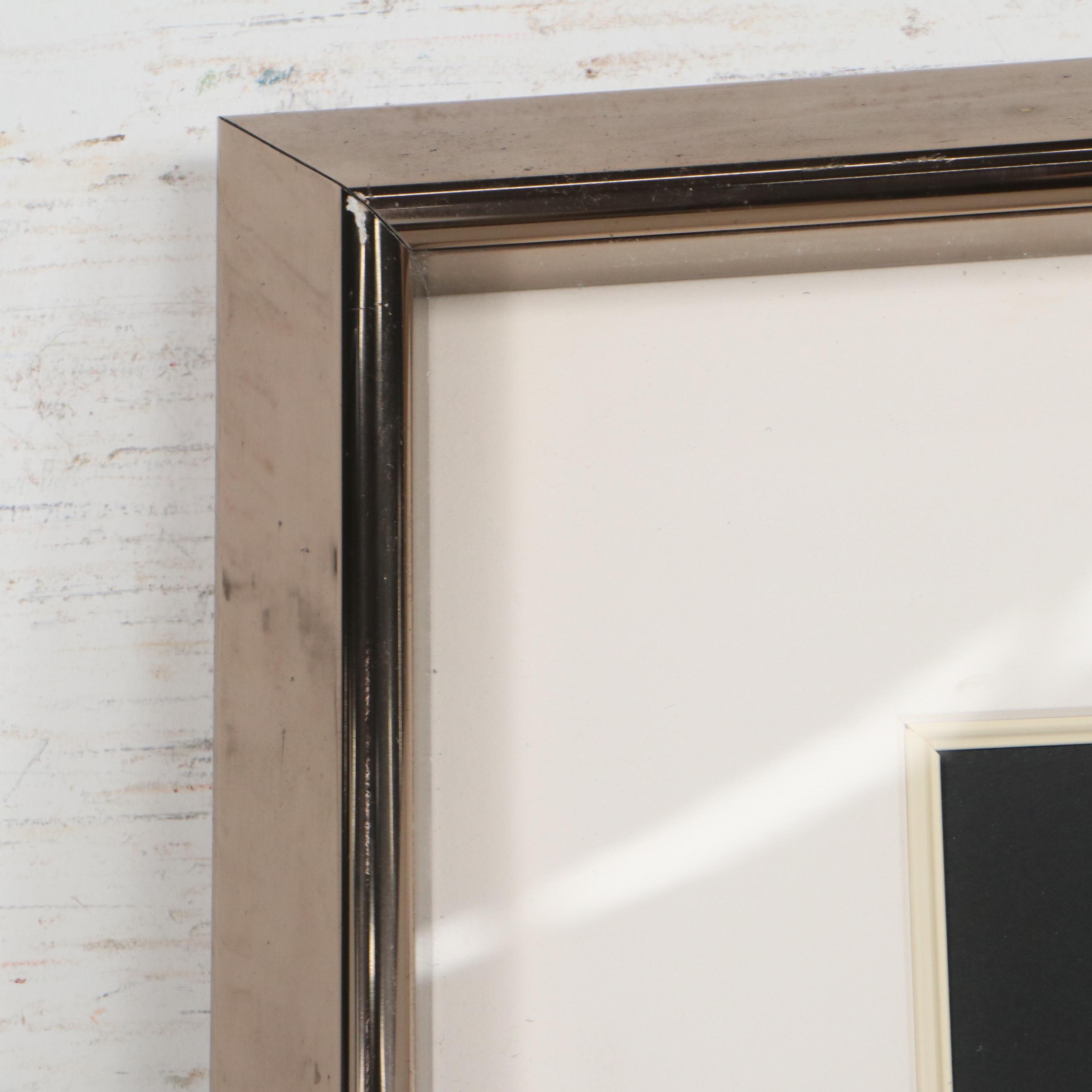 Victor Vasarely Op Art Serigraph "Idom - Stri," 1986