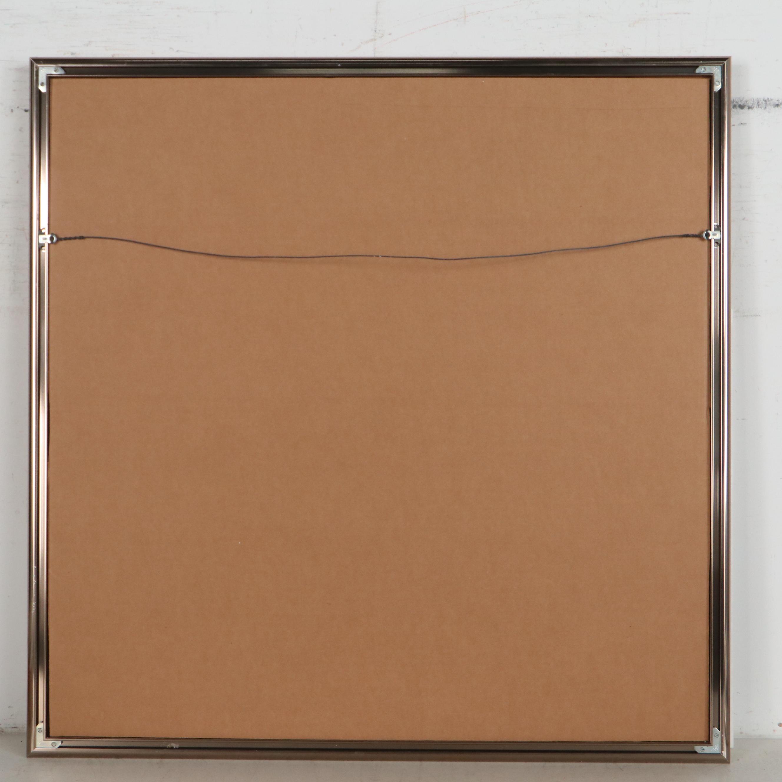 Victor Vasarely Op Art Serigraph "Idom - Stri," 1986