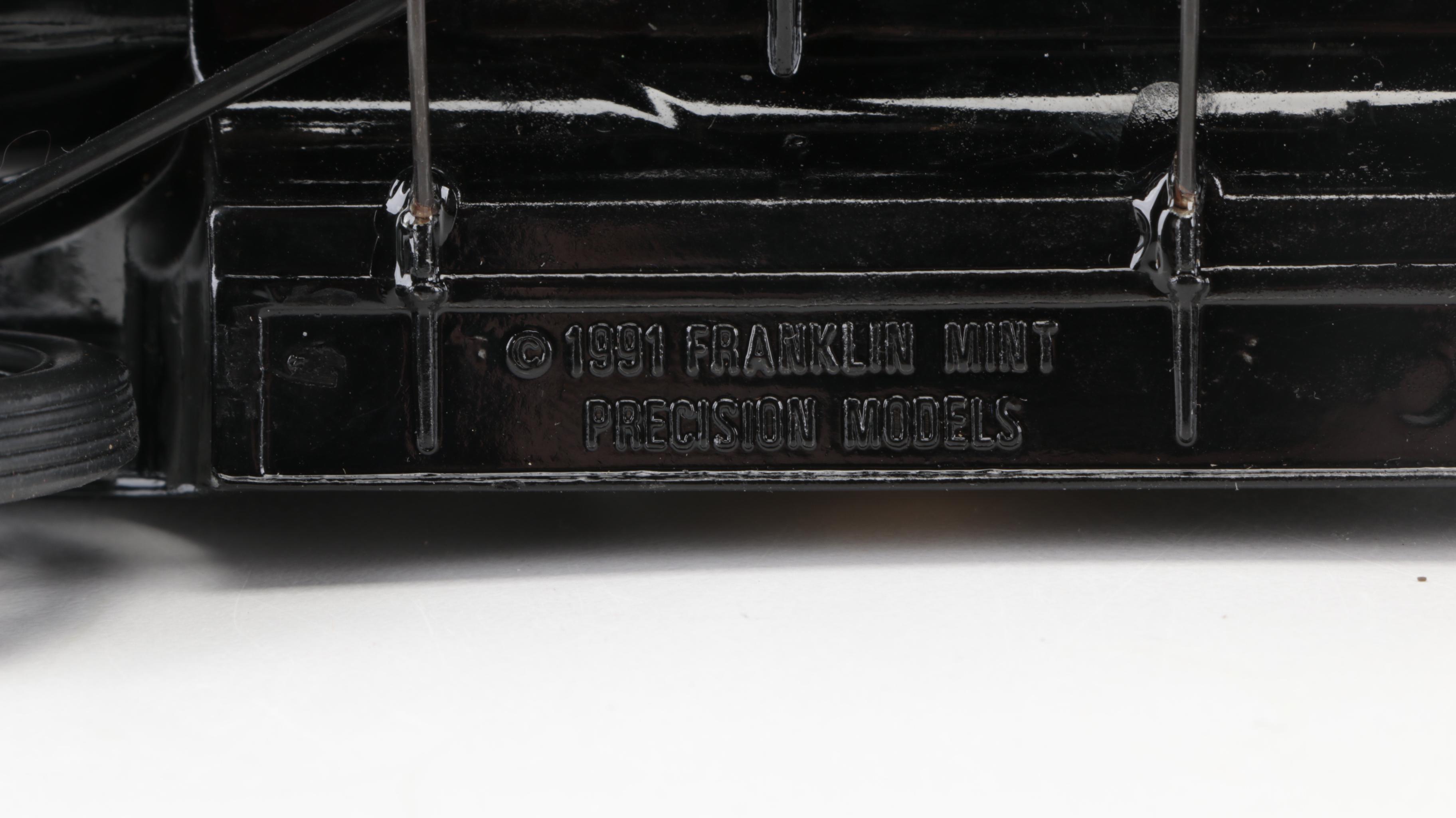 Franklin Mint 1905 Rolls Royce Diecast Model with Other Diecast Cars