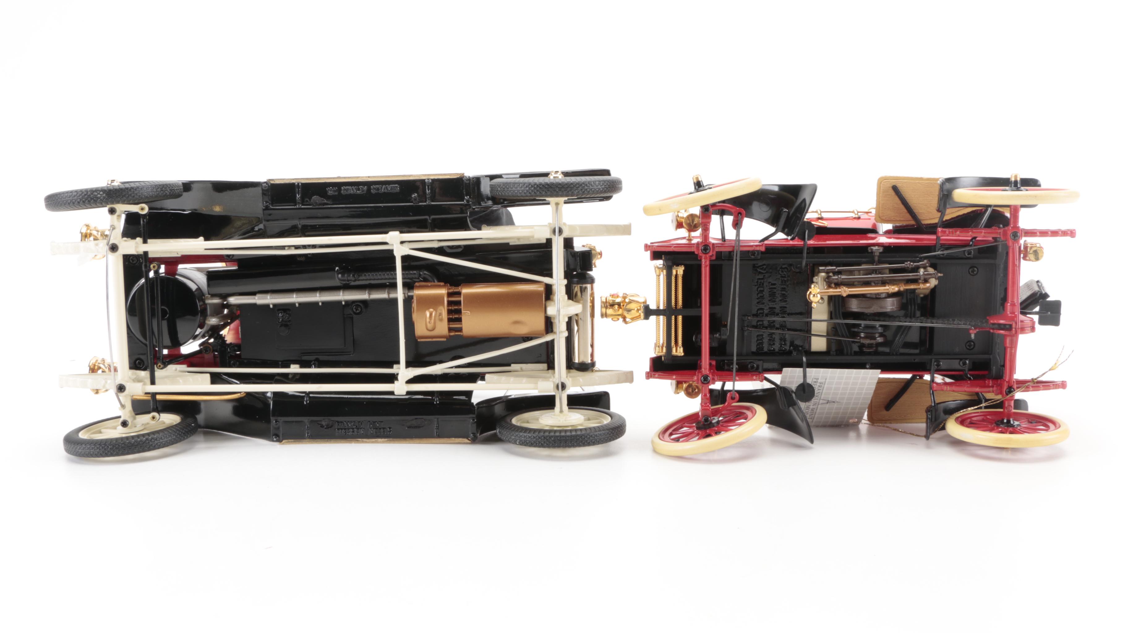 Franklin Mint 1905 Rolls Royce Diecast Model with Other Diecast Cars