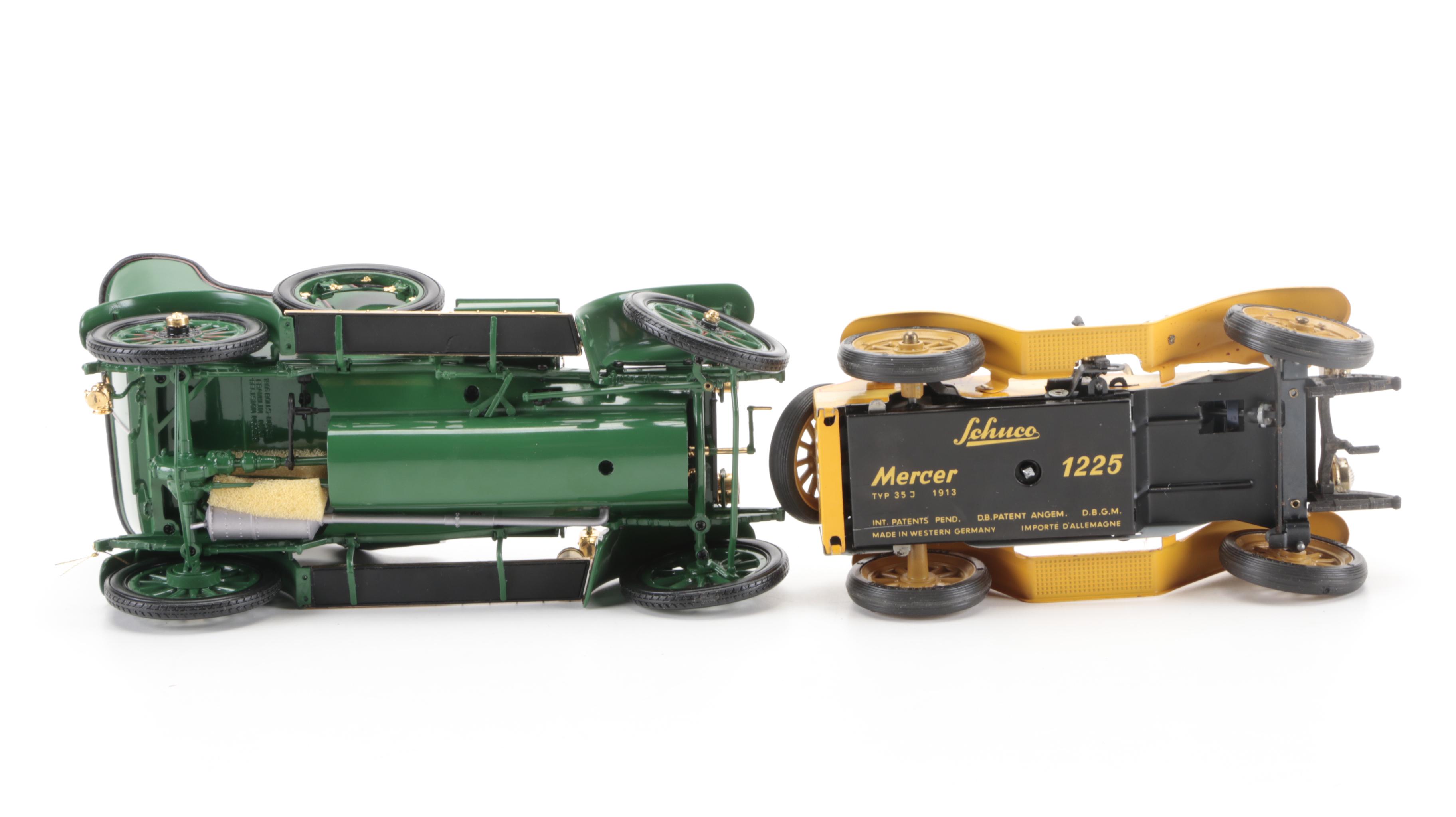 Franklin Mint 1905 Rolls Royce Diecast Model with Other Diecast Cars