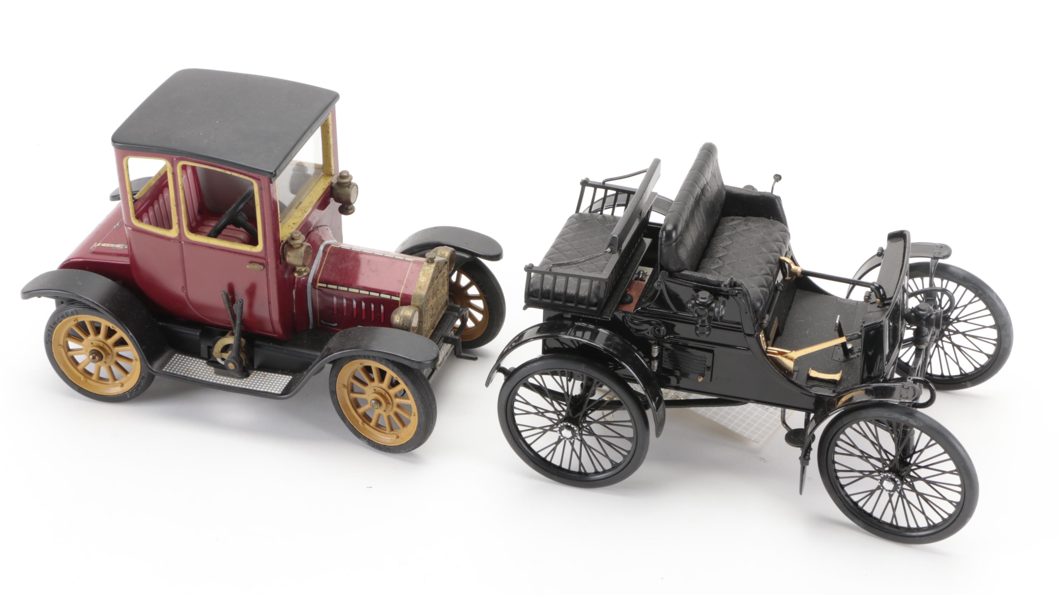 Franklin Mint 1905 Rolls Royce Diecast Model with Other Diecast Cars