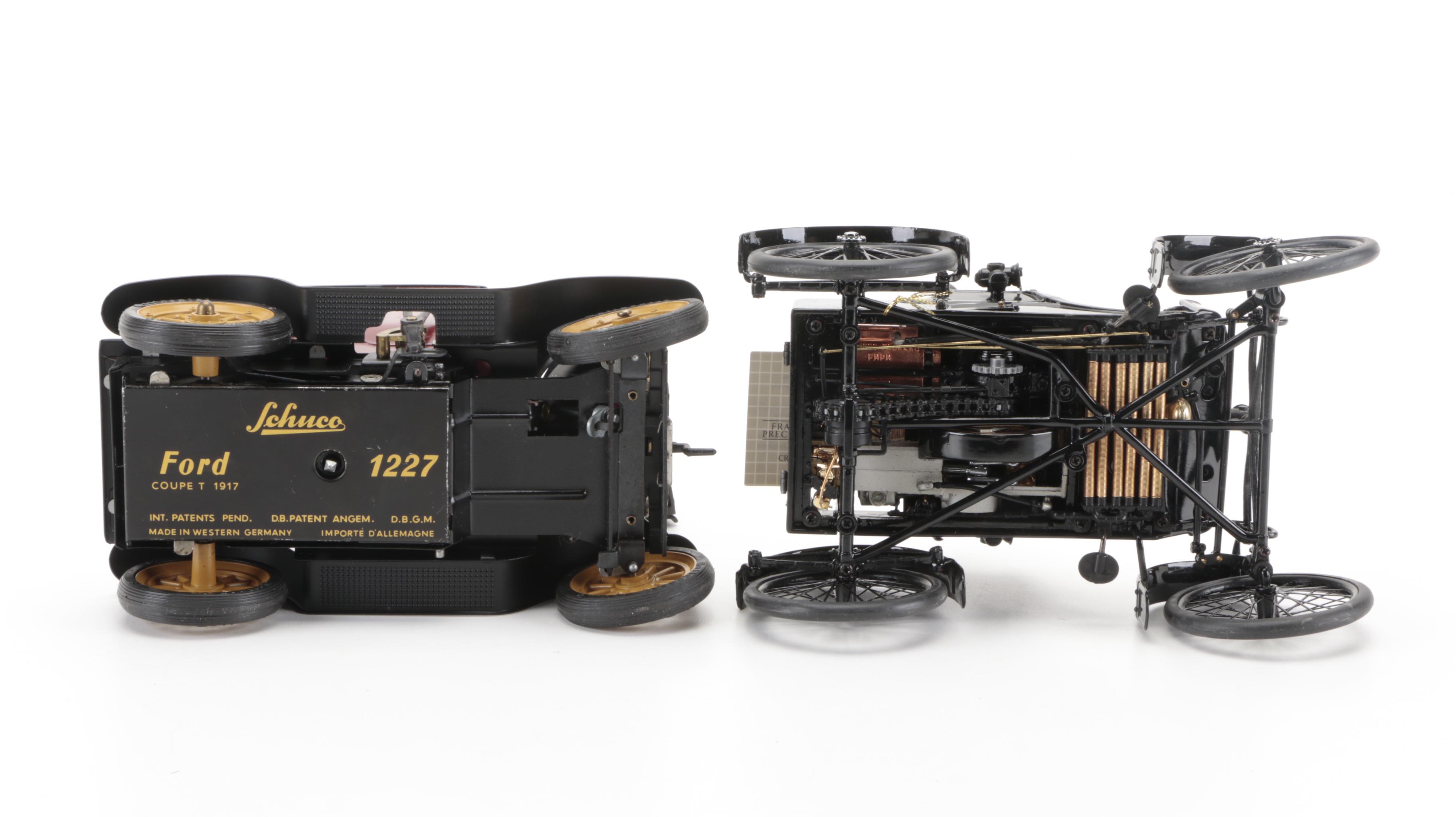 Franklin Mint 1905 Rolls Royce Diecast Model with Other Diecast Cars