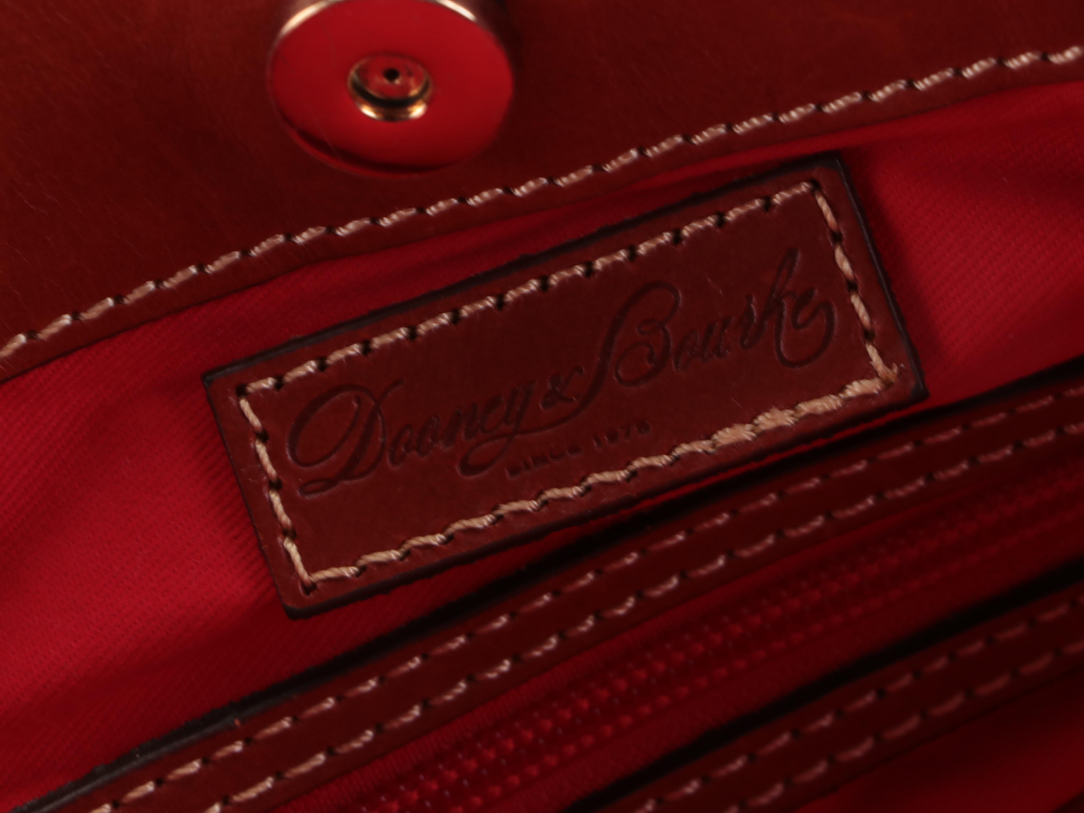 Dooney & Bourke Large Barlow Tote in Blue Lizard Embossed Leather