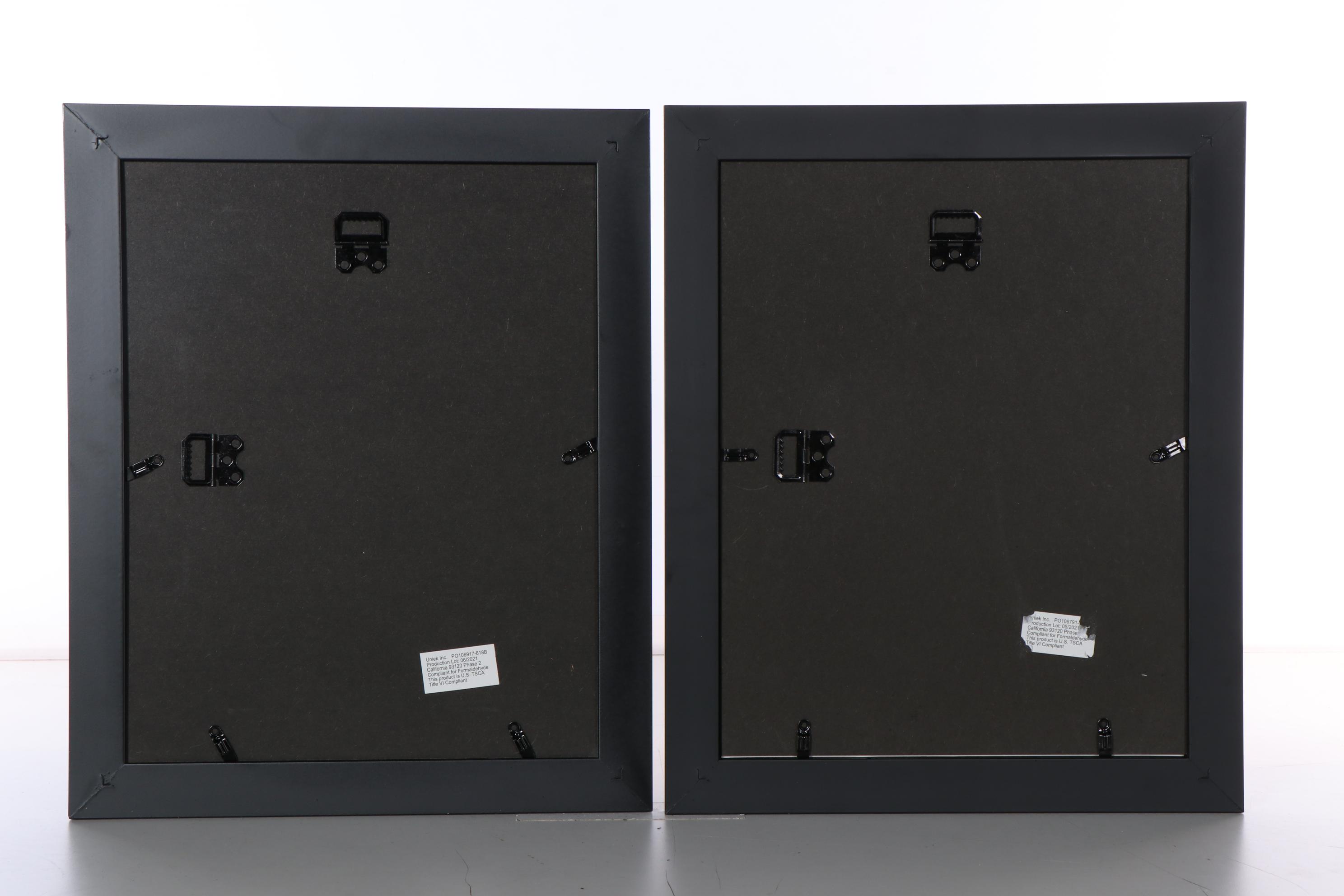 Offset Lithographs After Ralph Burch "Mermaid Martini" and "Blue Dolphin Martini