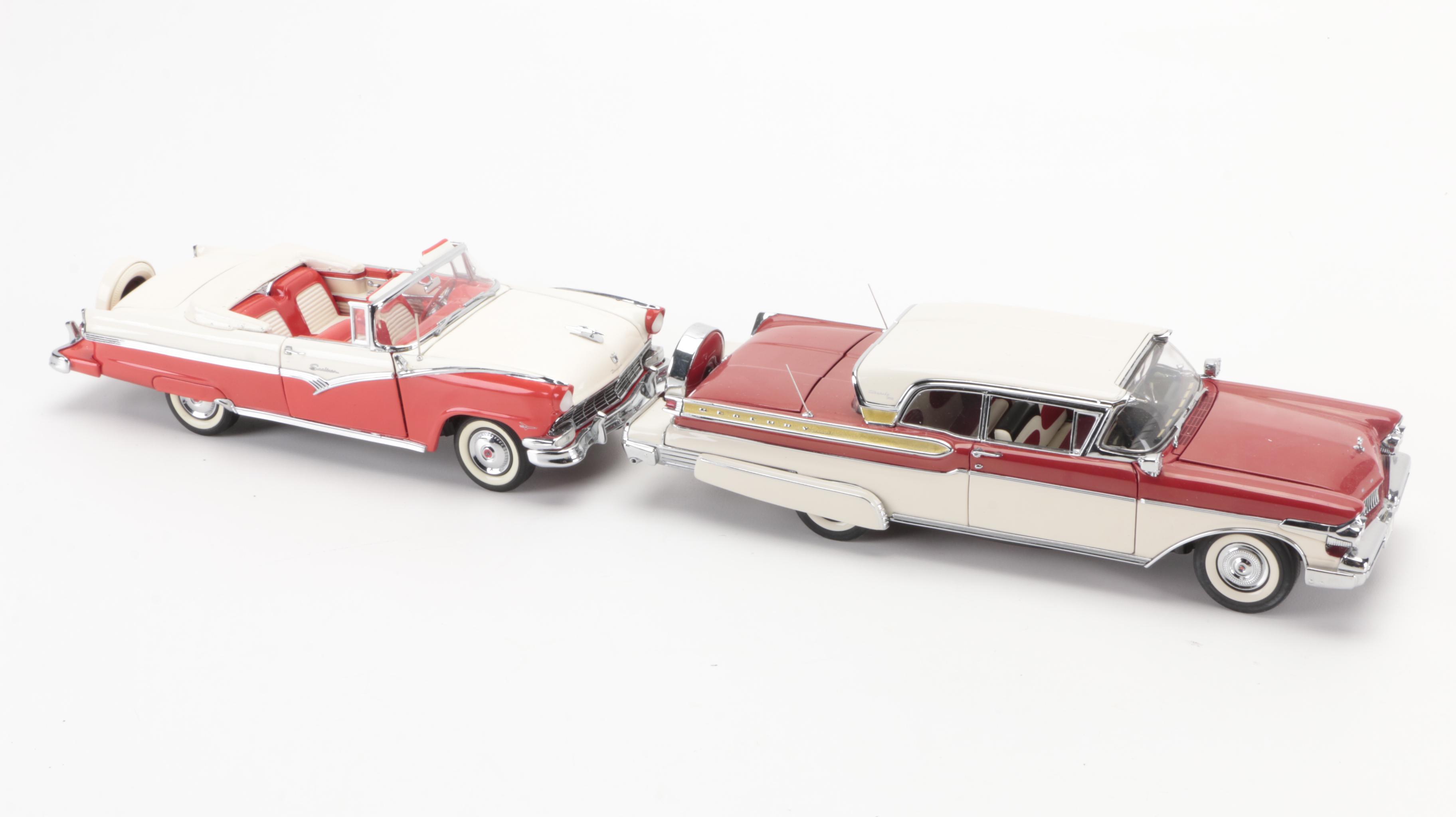 Danbury Mint and Franklin Mint Ford Classic Diecast Cars in Original Packaging