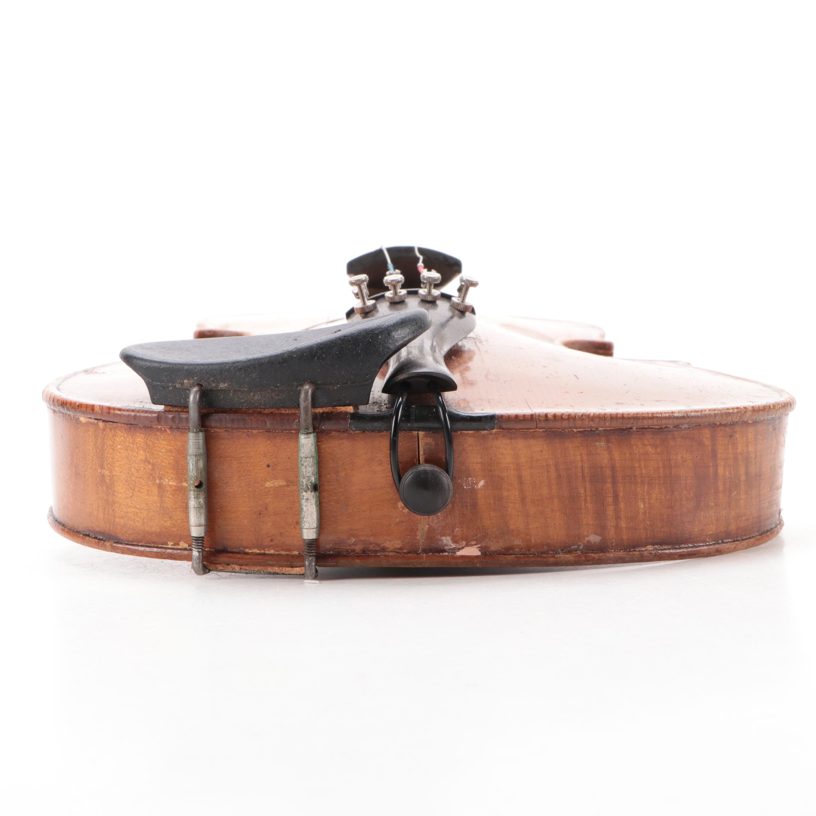 4/4 Conservatory Stradivarius Replica Violin with Case, Bow