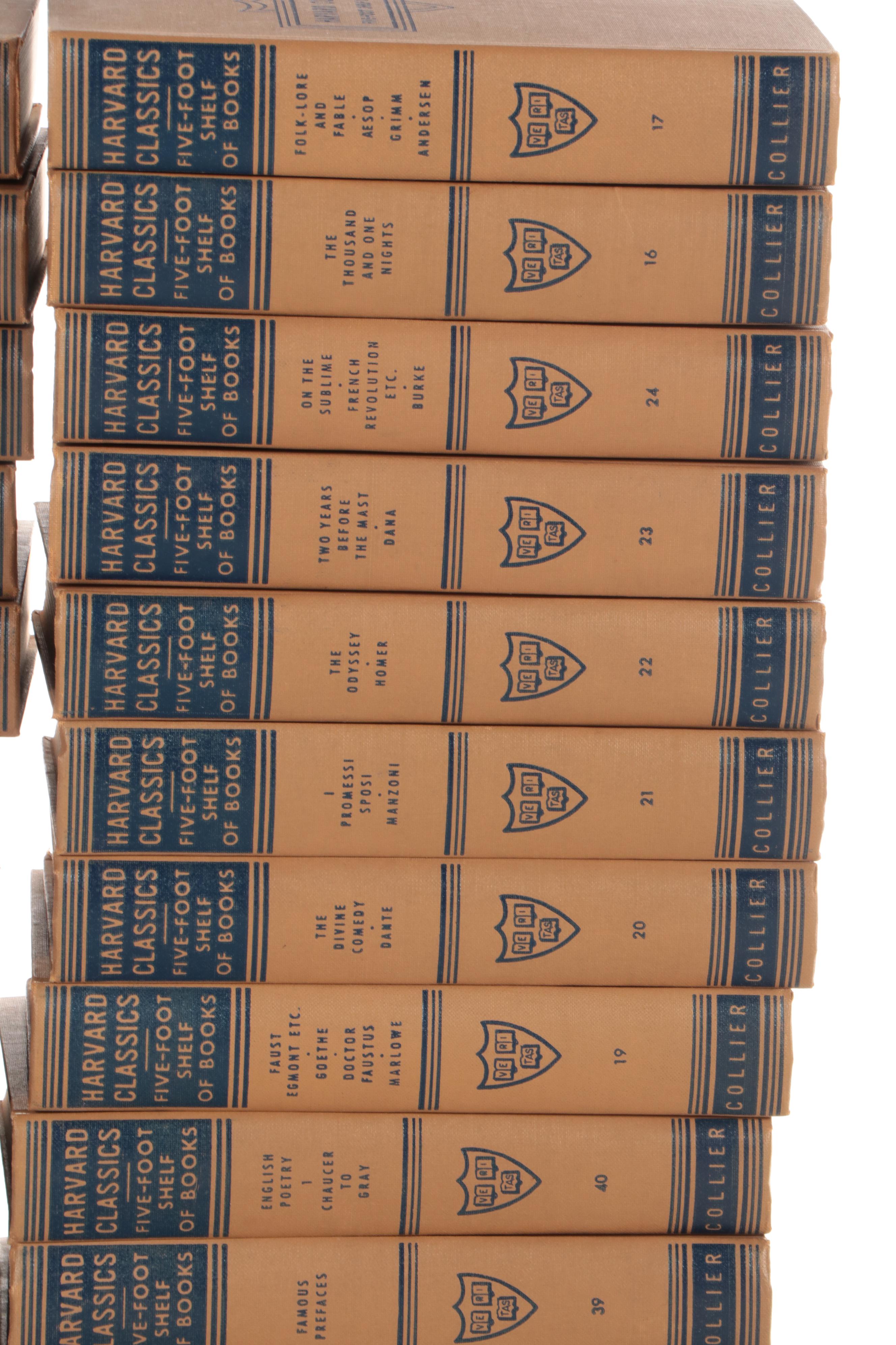 Complete "The Harvard Classics" Edited by Charles Eliot, 1930s