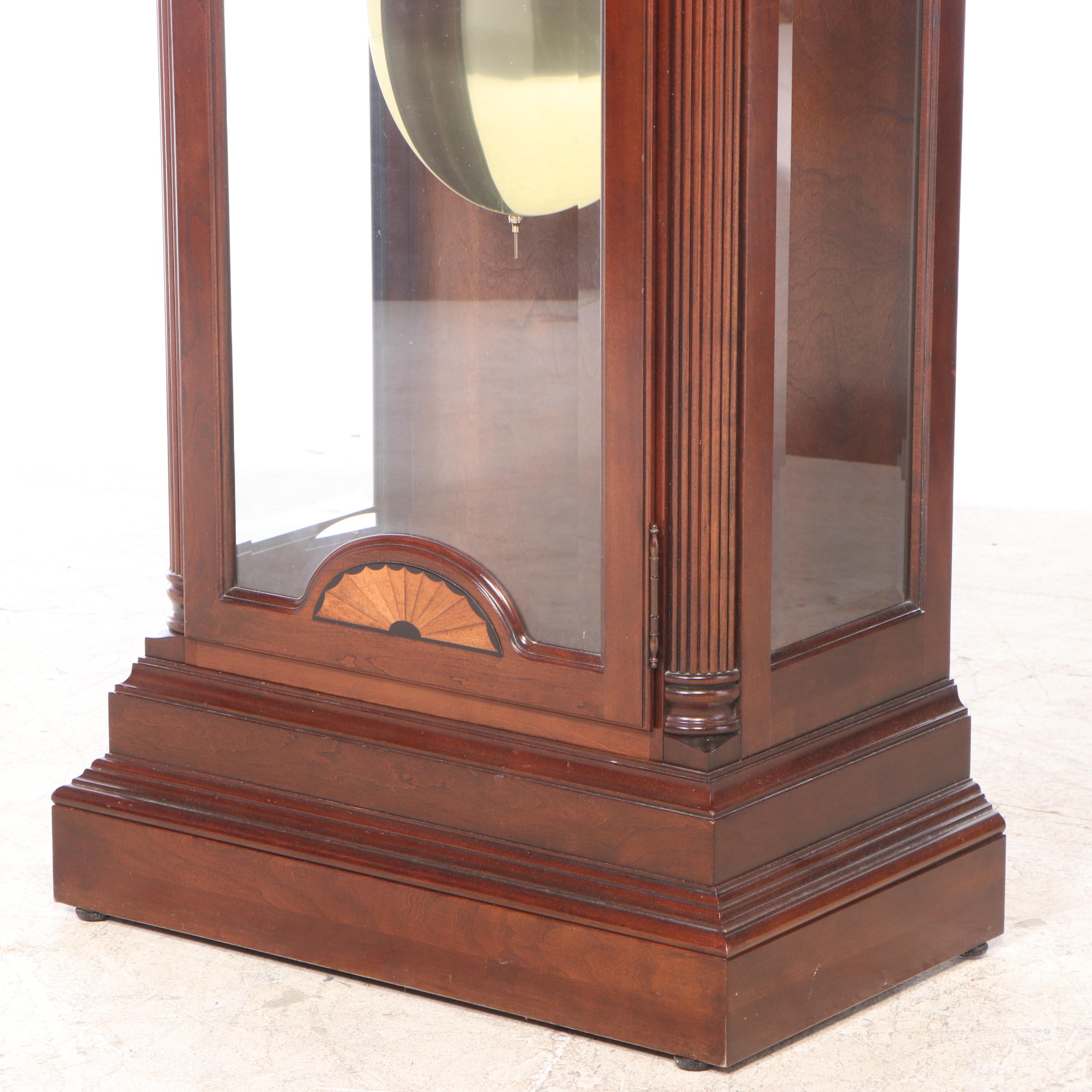 Howard Miller "Ambassador Collection" Inlaid Mahogany Grandfather Clock