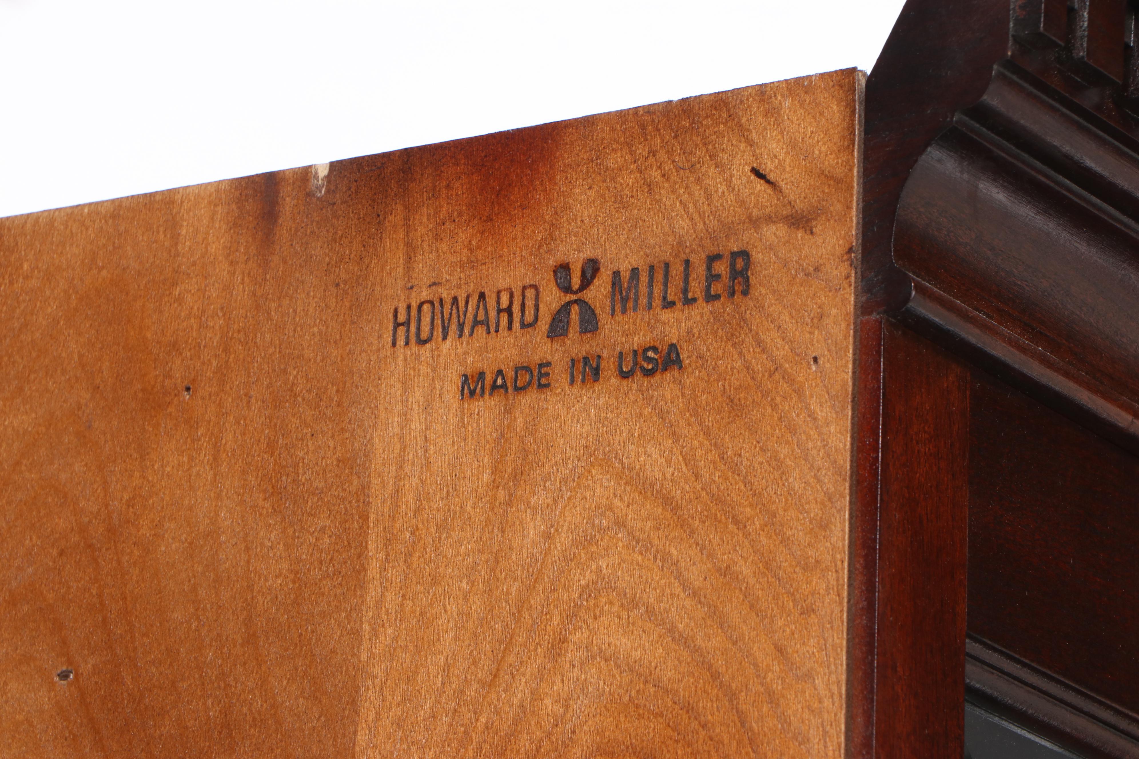 Howard Miller "Ambassador Collection" Inlaid Mahogany Grandfather Clock