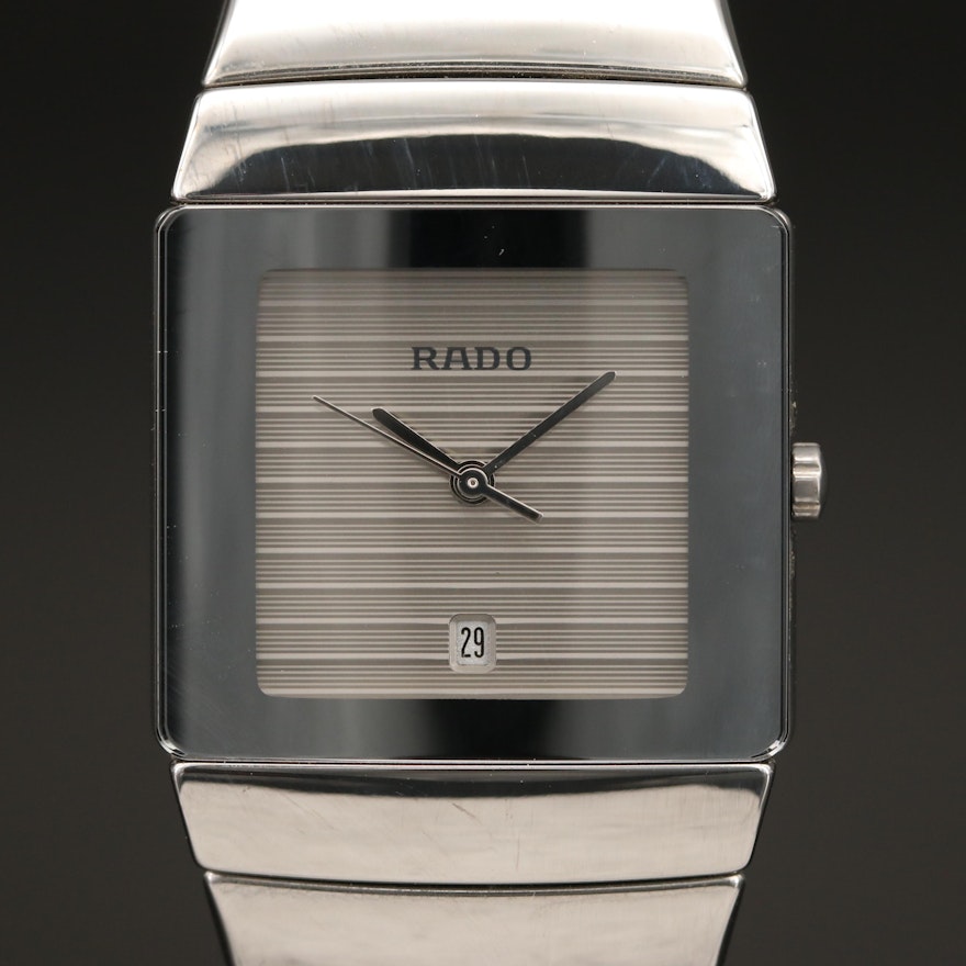 Rado Diastar High Tech Ceramic Quartz Wristwatch with Date