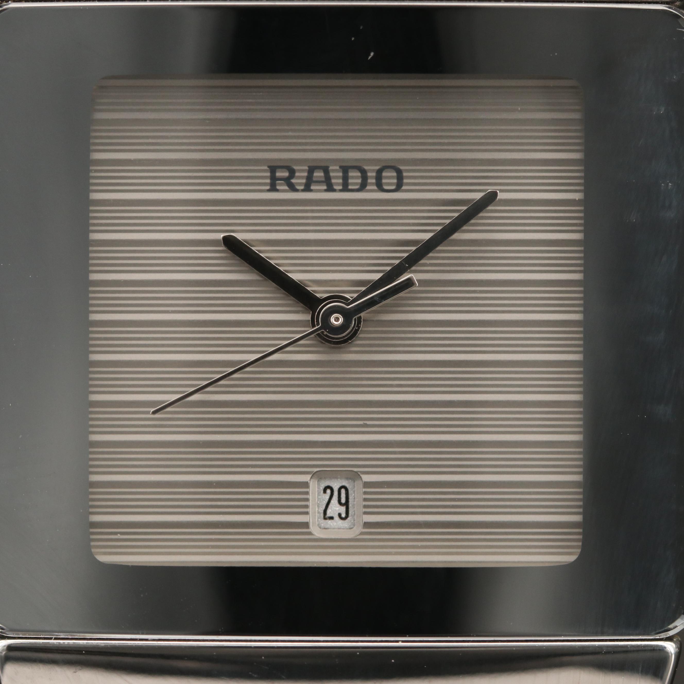 Rado Diastar High Tech Ceramic Quartz Watch with Date