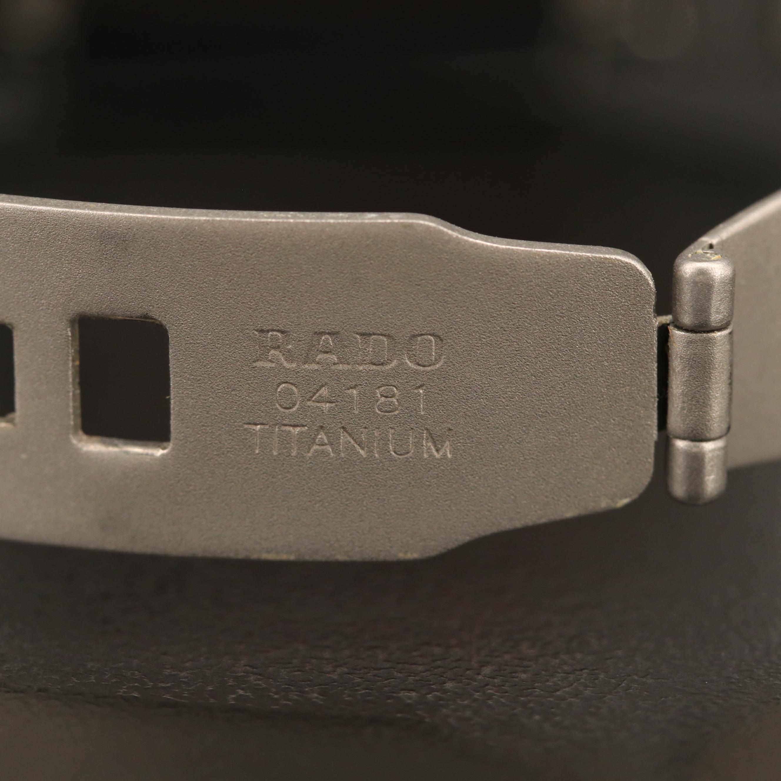 Rado Diastar High Tech Ceramic Quartz Watch with Date