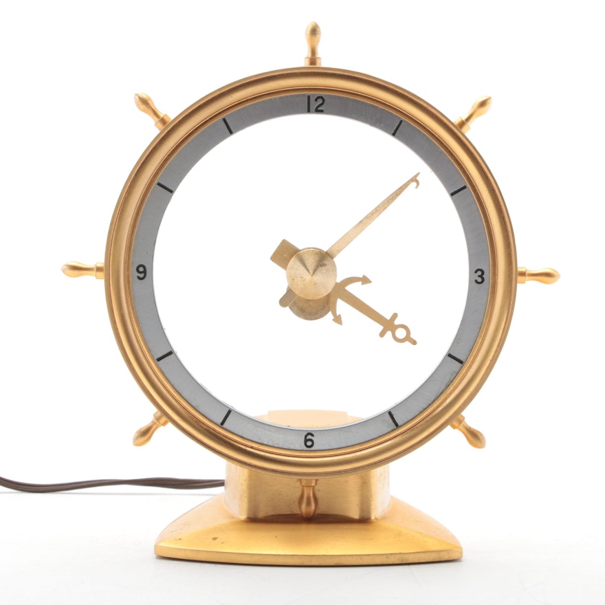 Jefferson Golden Helm Electric Clock