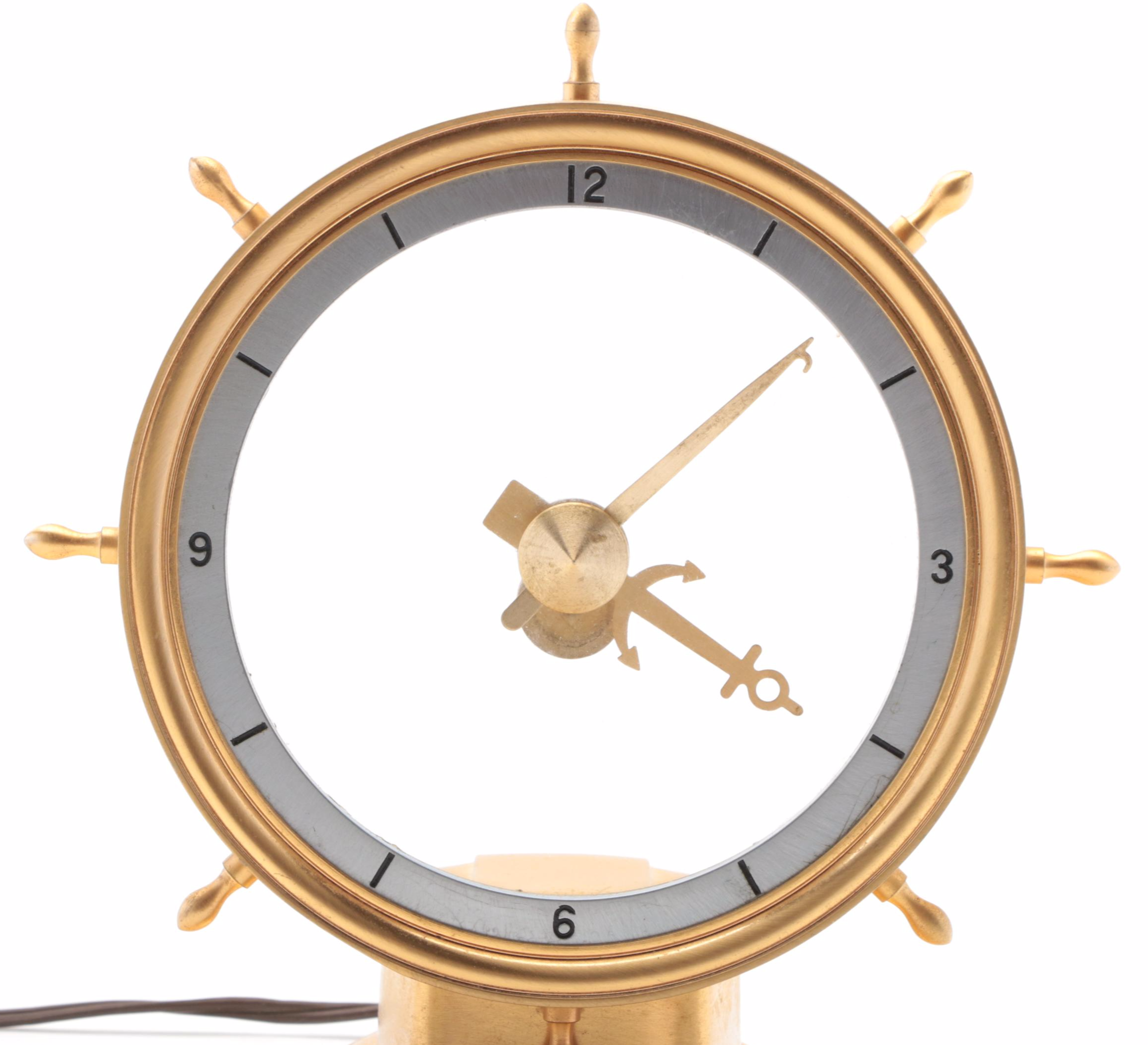 Jefferson Golden Helm Electric Clock