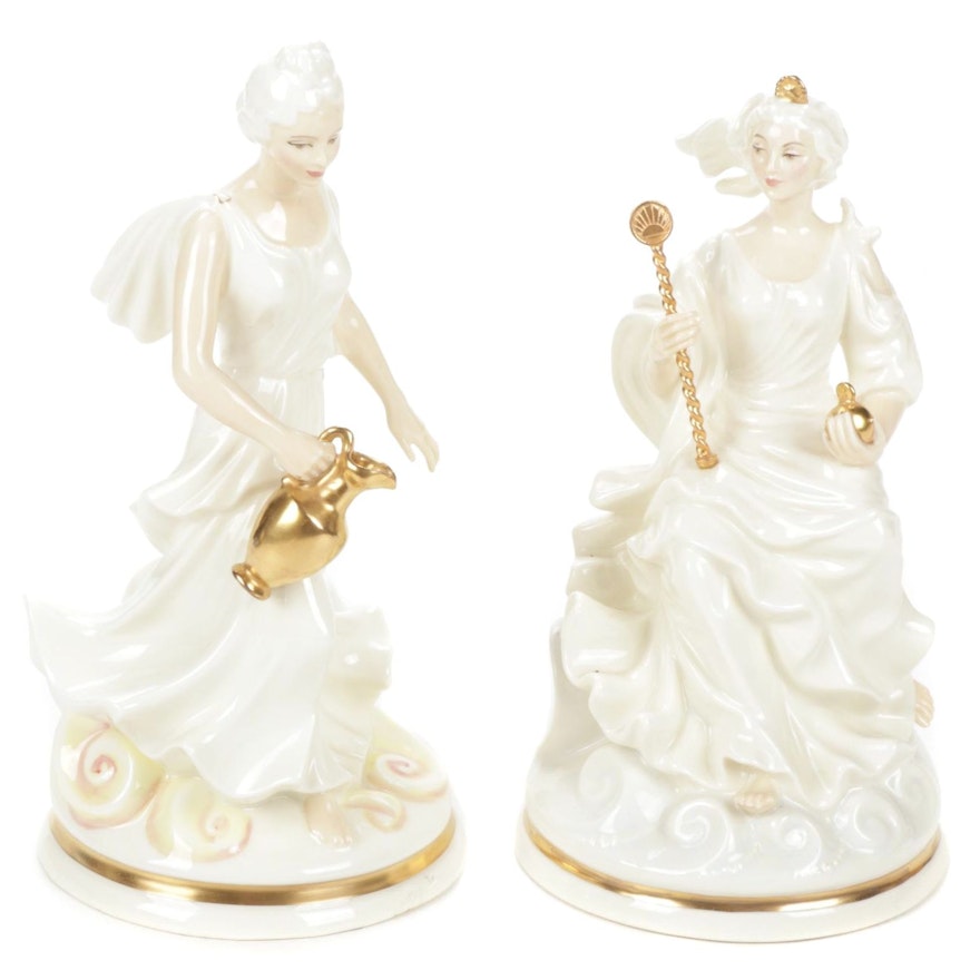 Two Royal Doulton "Enchantment" Figurines, Late 20th Century