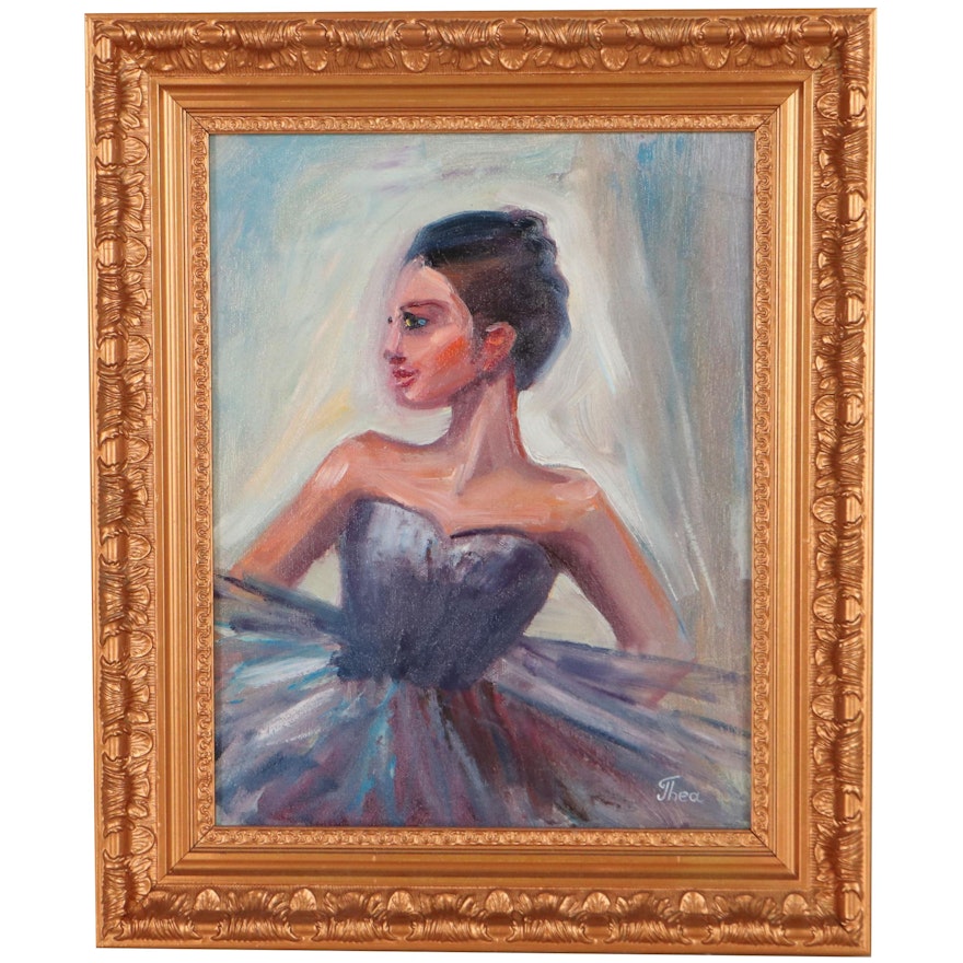 Thea Mamukelashvili Oil Painting "Eliza," 2021
