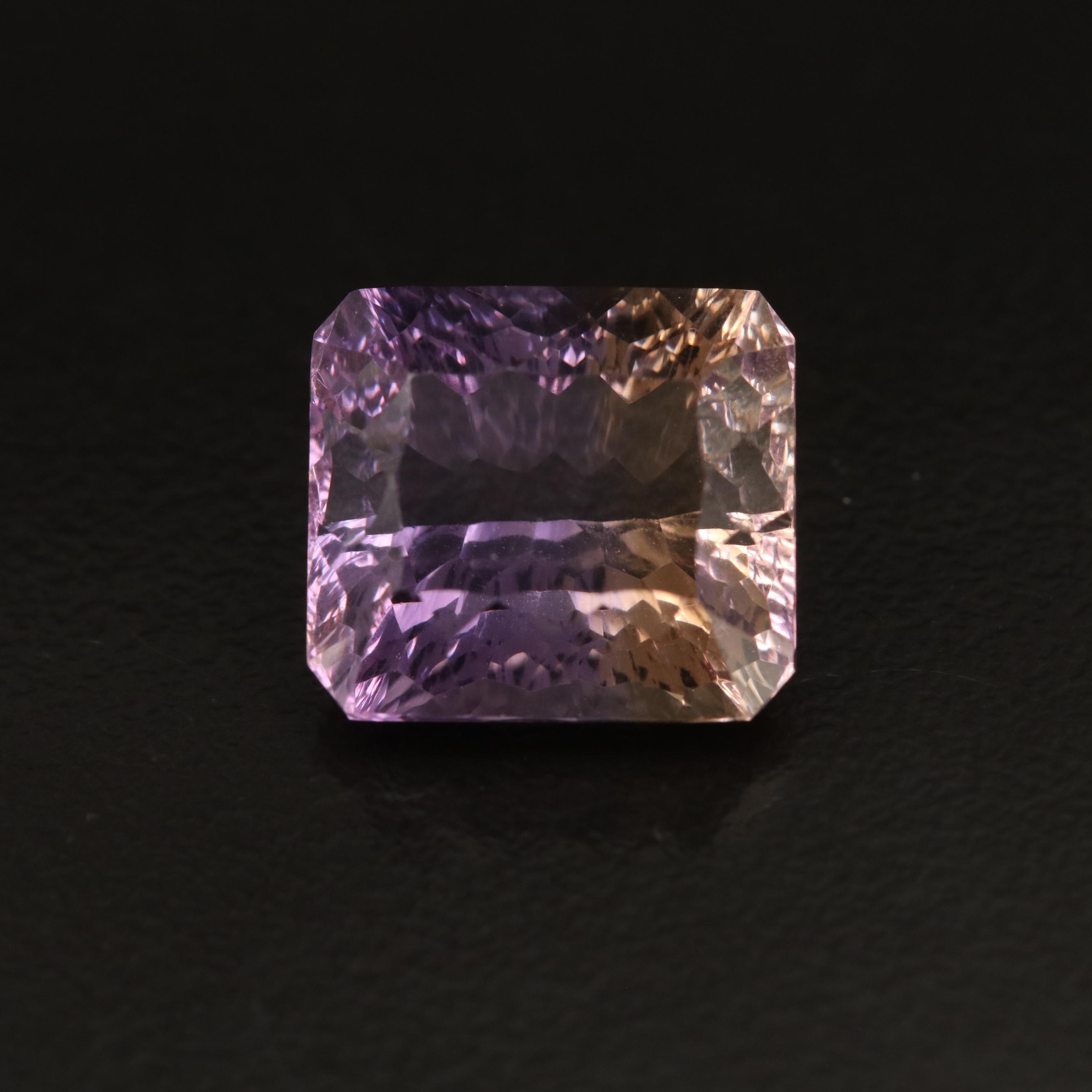 Loose 9.35 CT Rectangular Ametrine