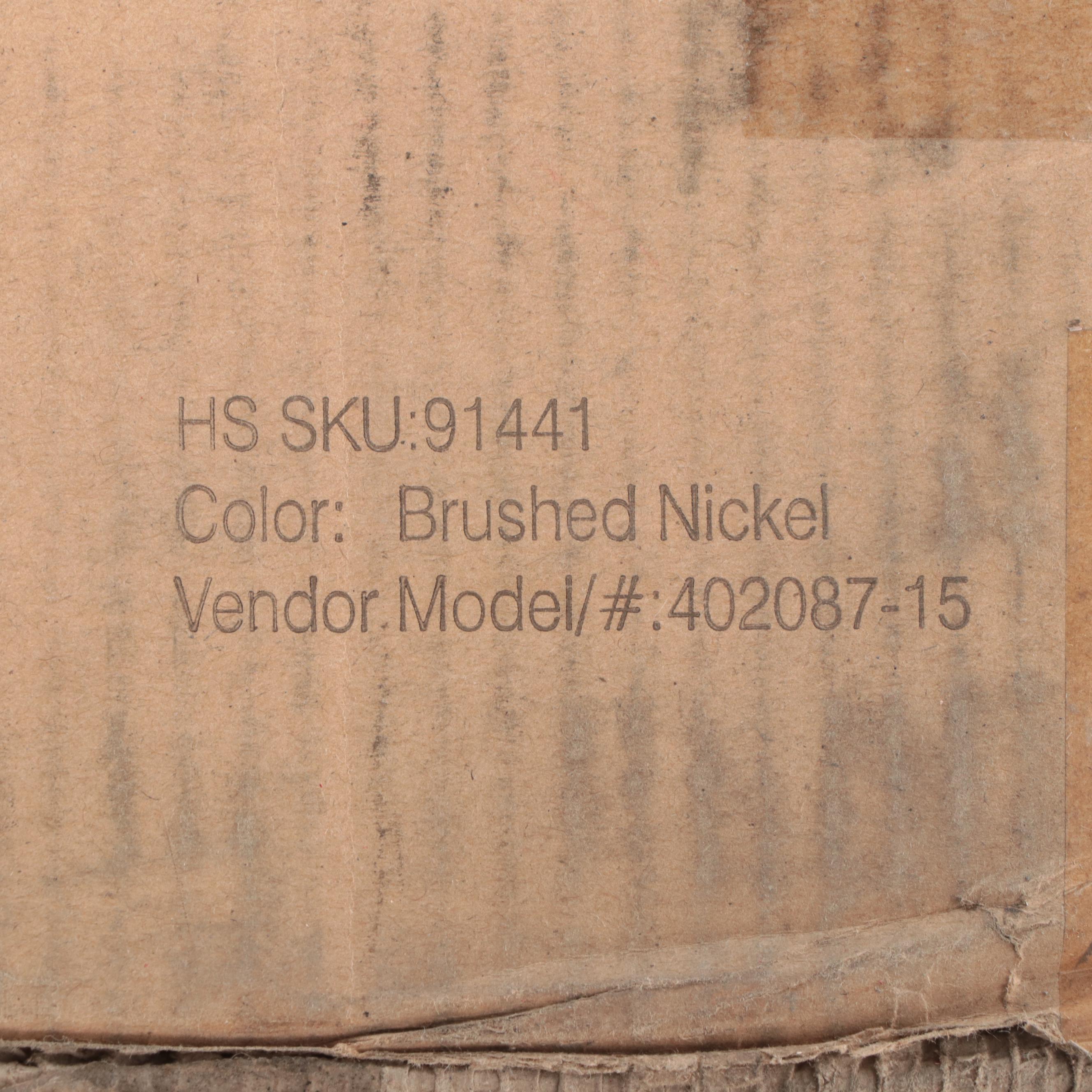 Hammacher Schlemmer Daylight24 Adjustable LED Floor Lamp in Brushed Nickel