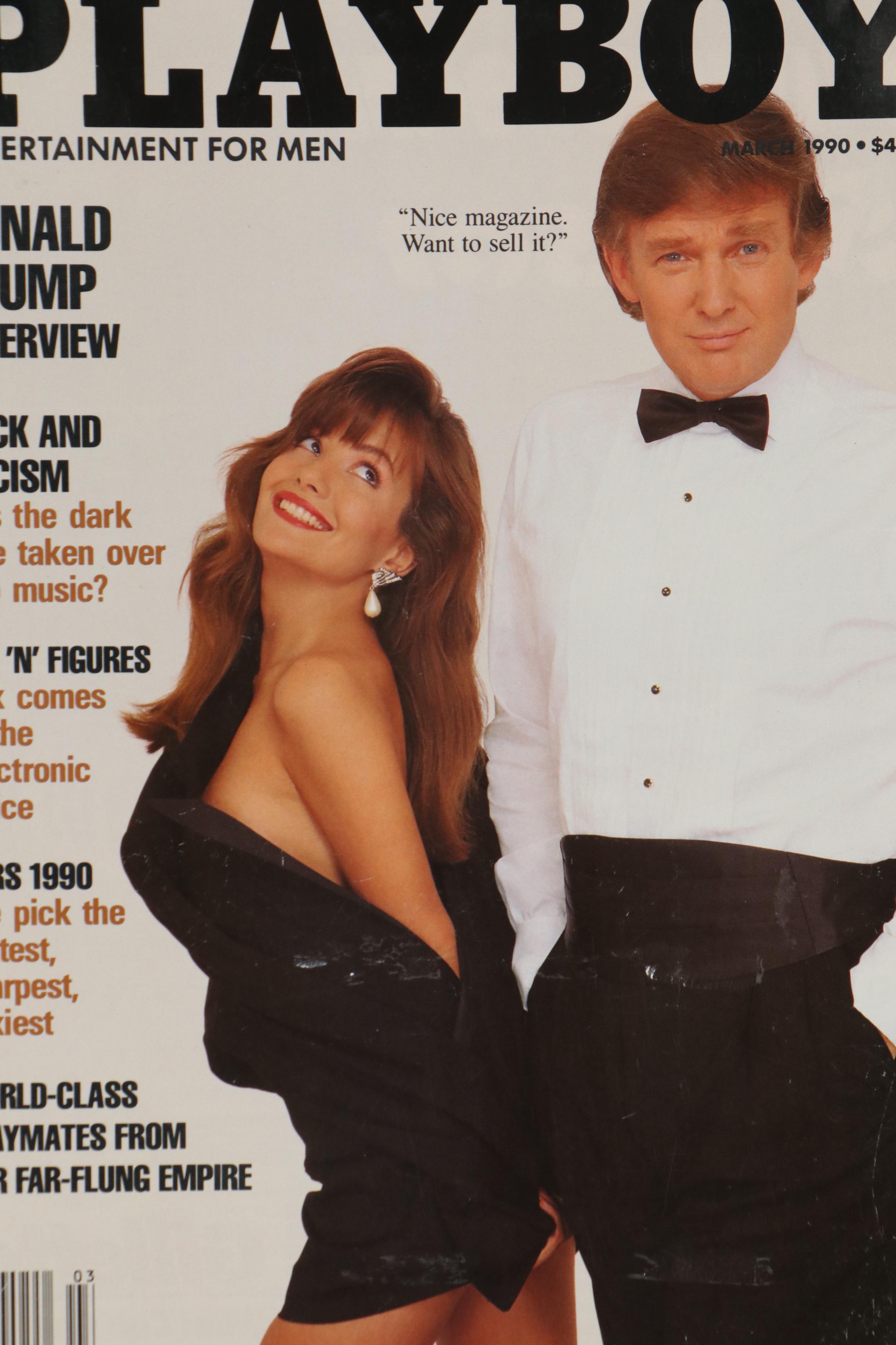"Playboy" Magazine Featuring Donald Trump Interview, 1990