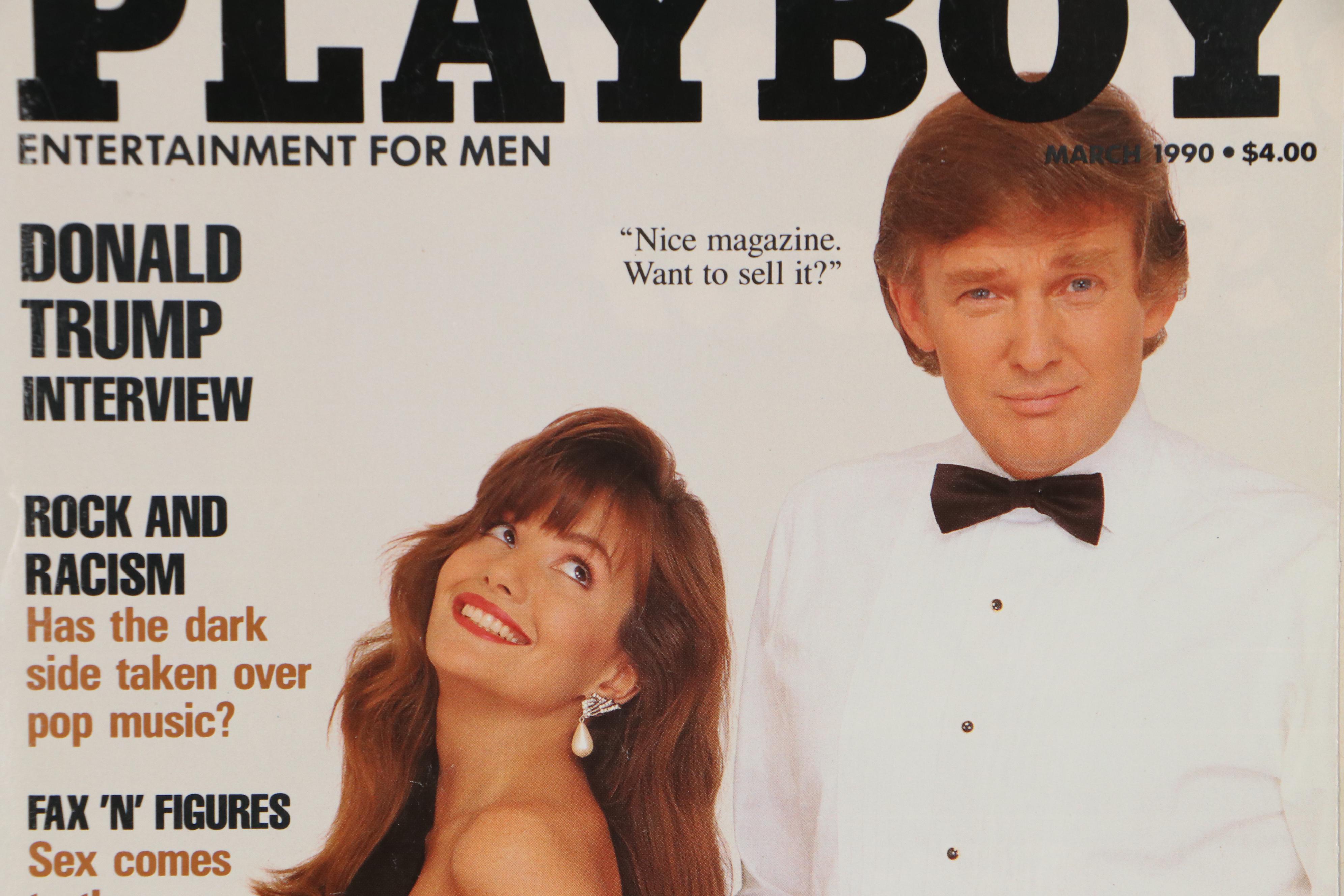 "Playboy" Magazine Featuring Donald Trump Interview, 1990