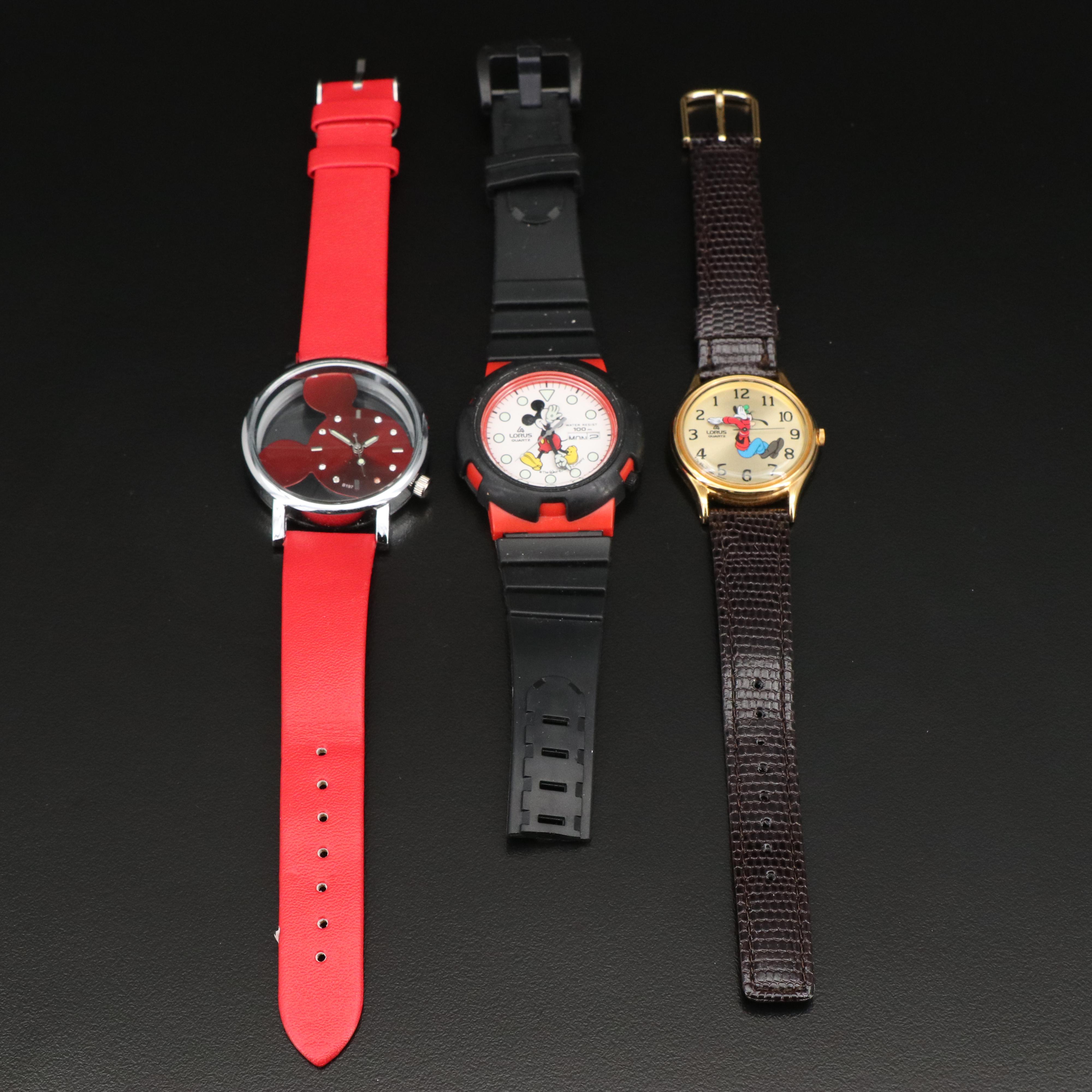 Twelve Disney Inspired Quartz Watches