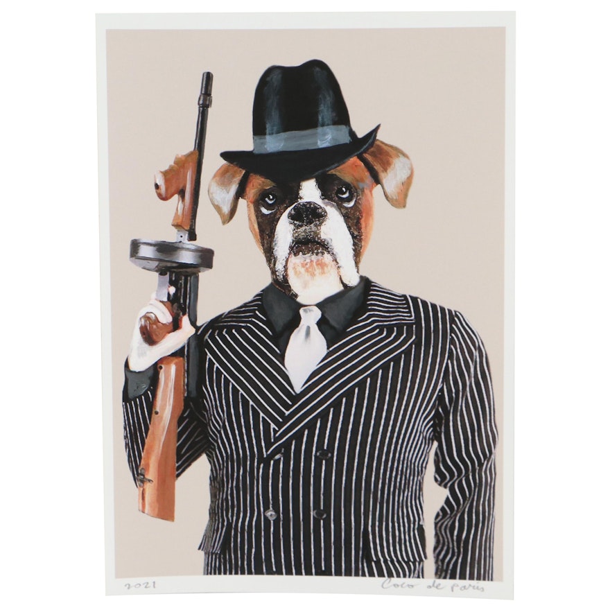 Coco de Paris Giclée "Al Capone Boxer," 2021