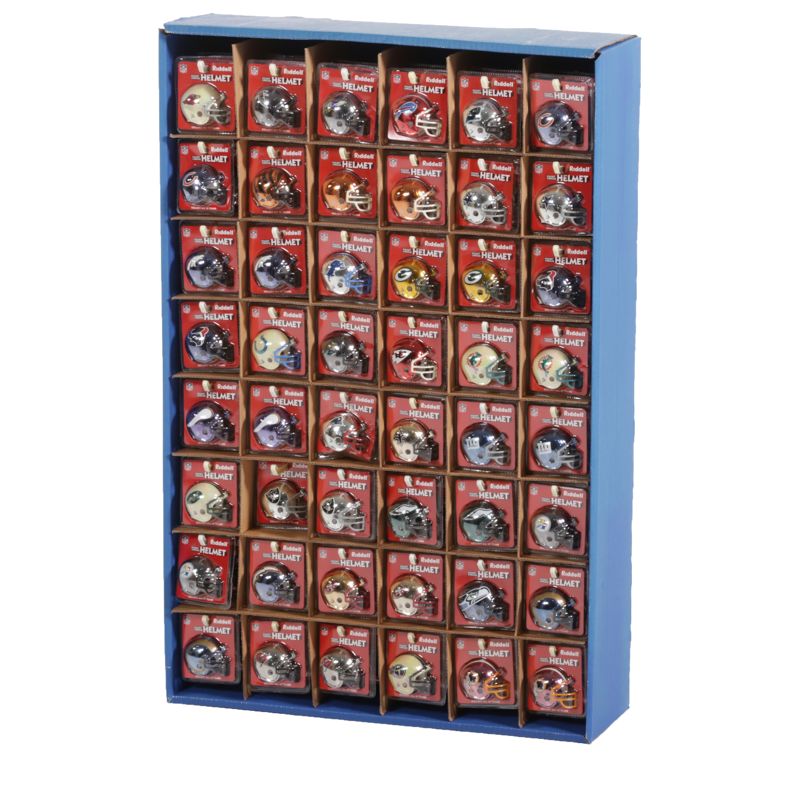Riddell NFL Miniature Helmet Retail Display