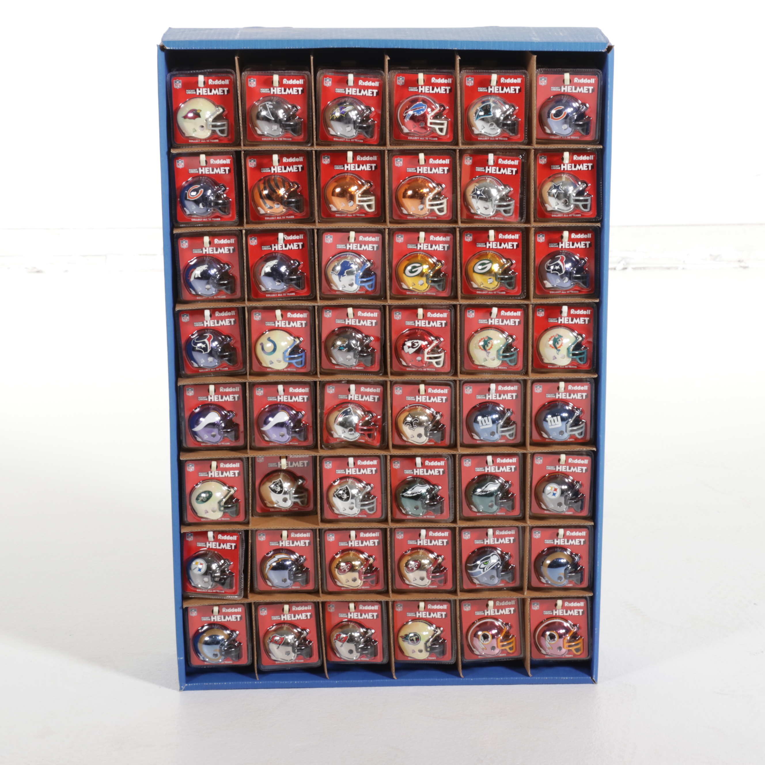 Riddell NFL Miniature Helmet Retail Display