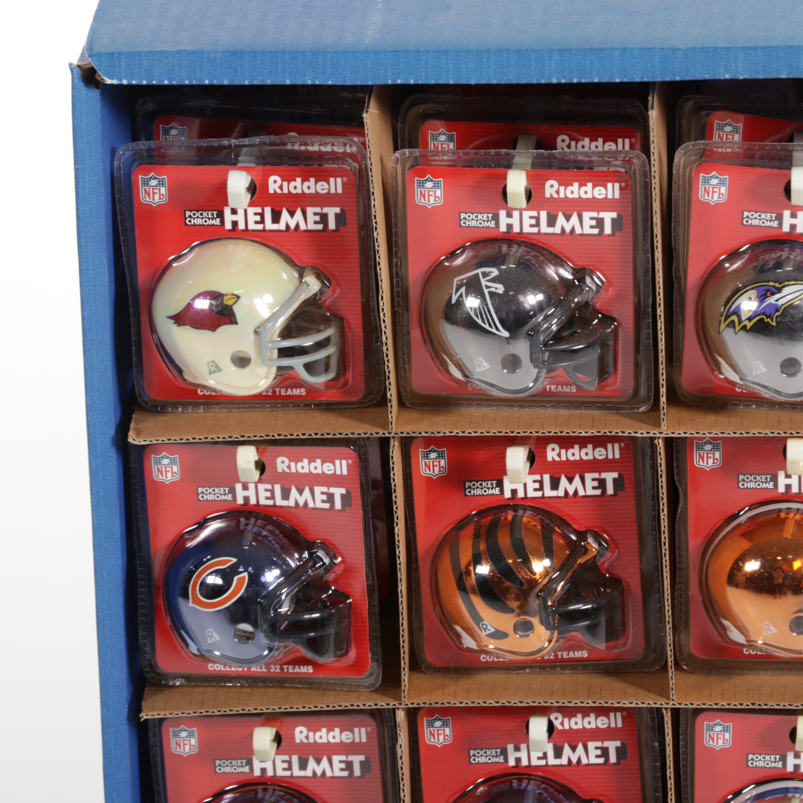 Riddell NFL Miniature Helmet Retail Display
