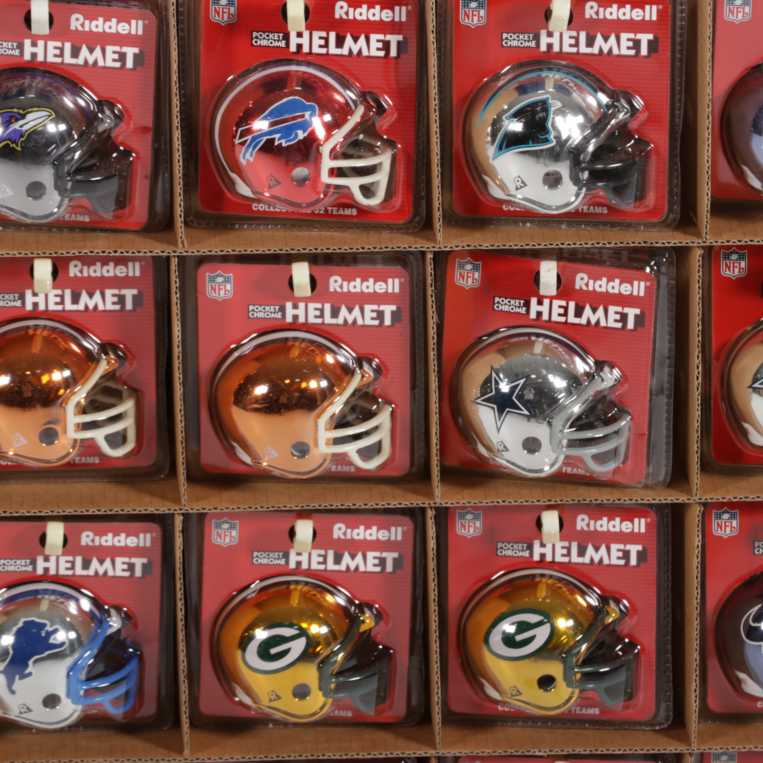 Riddell NFL Miniature Helmet Retail Display