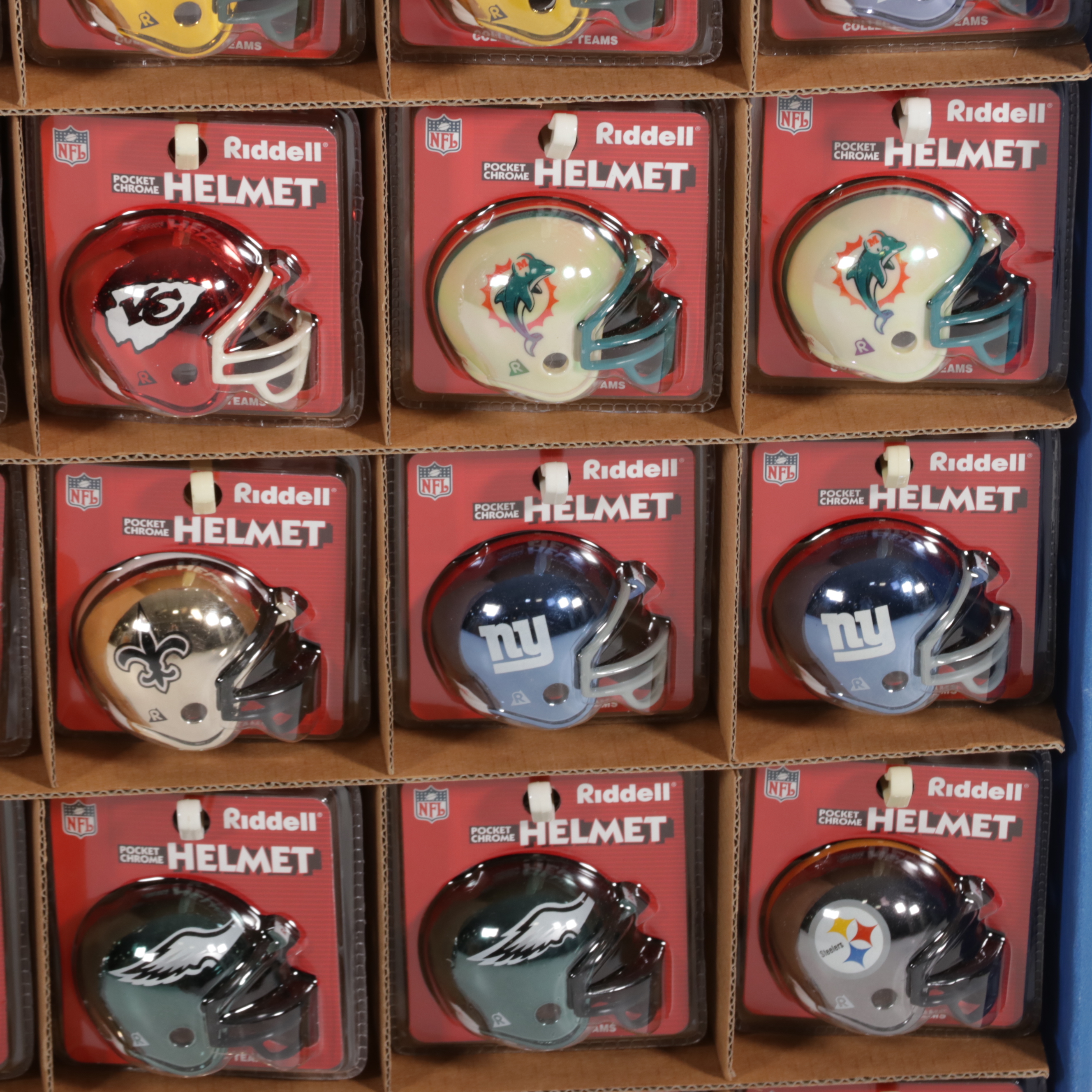 Riddell NFL Miniature Helmet Retail Display